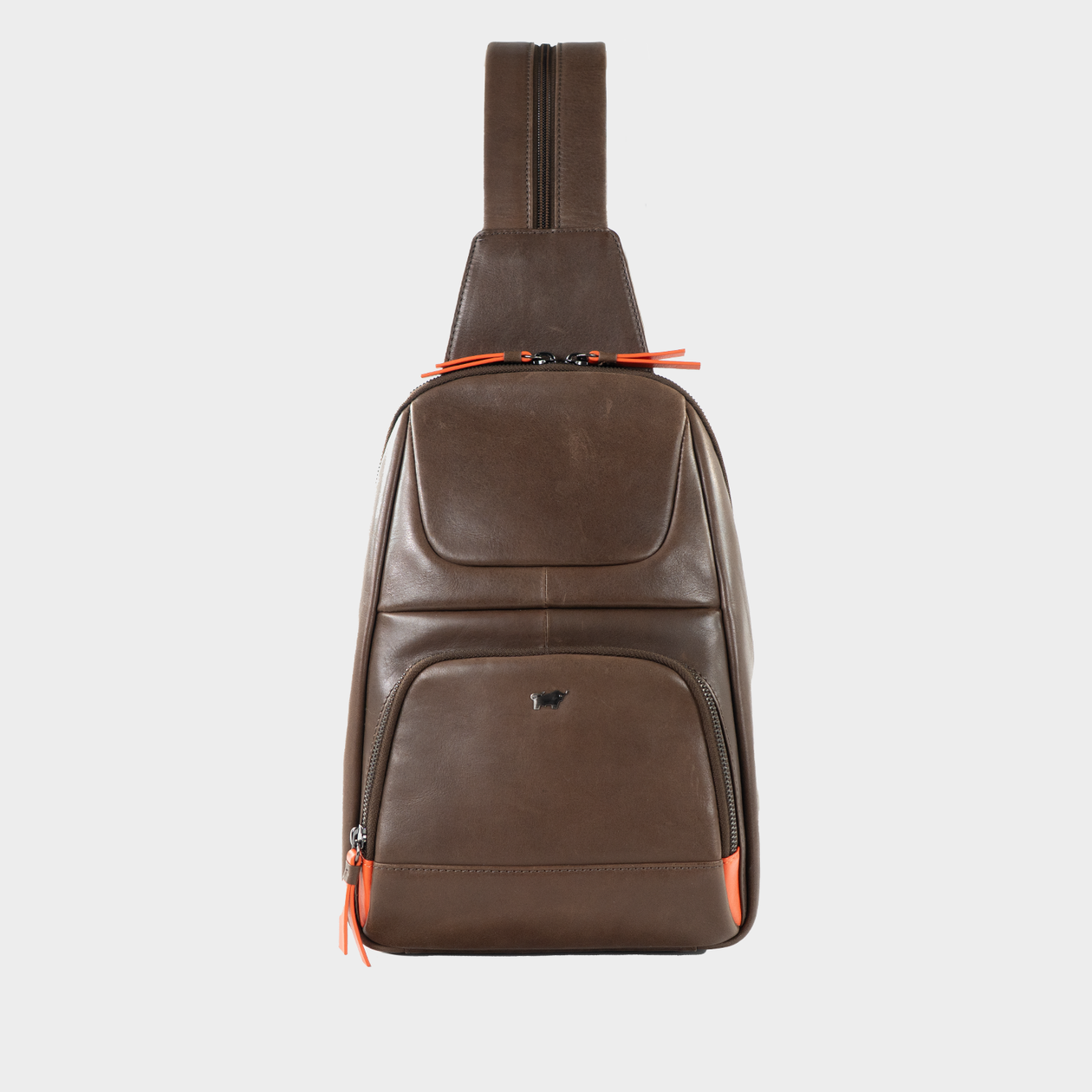 Frontansicht TOBI Rucksack S brown