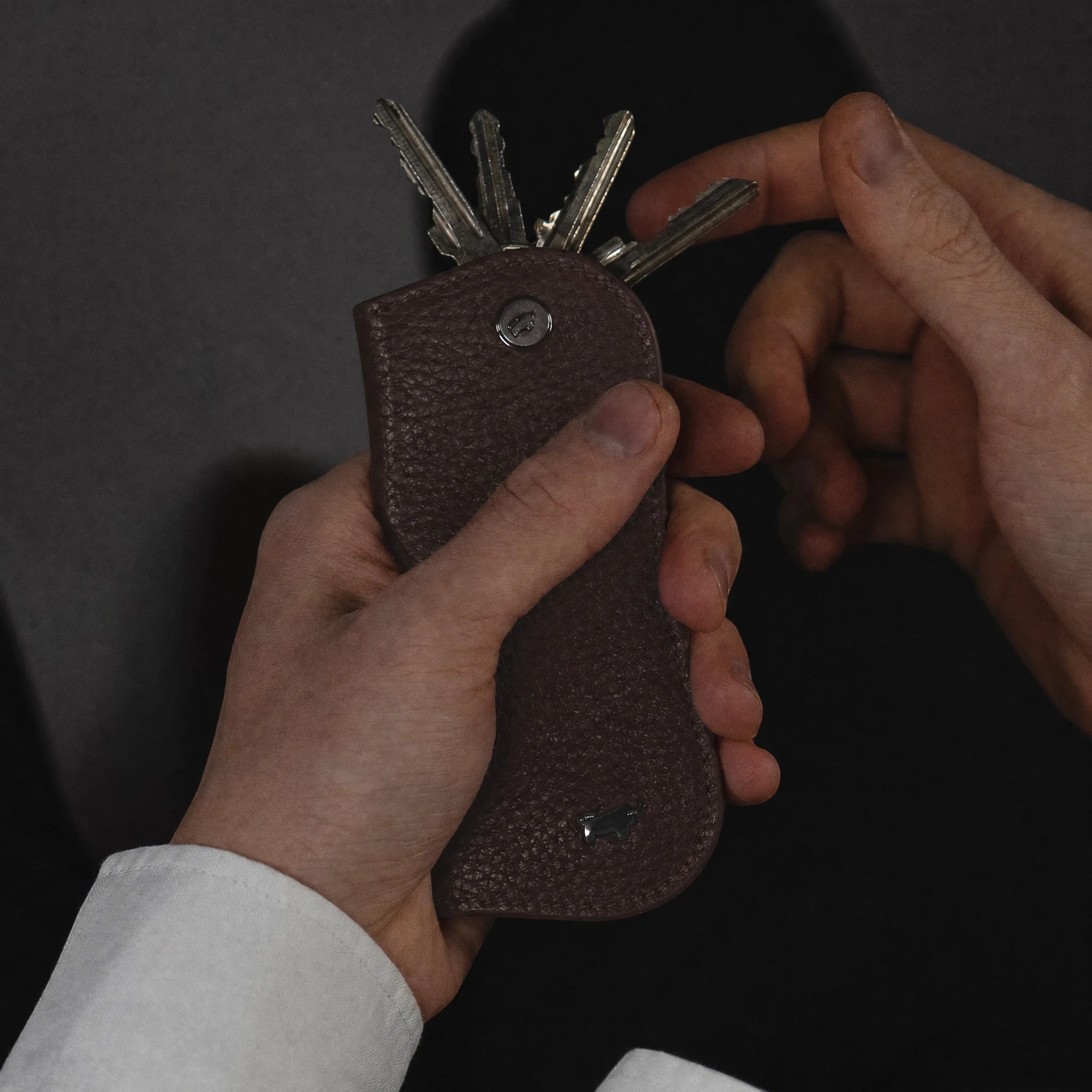 Keyfeature THEO Schlüsseletui braun