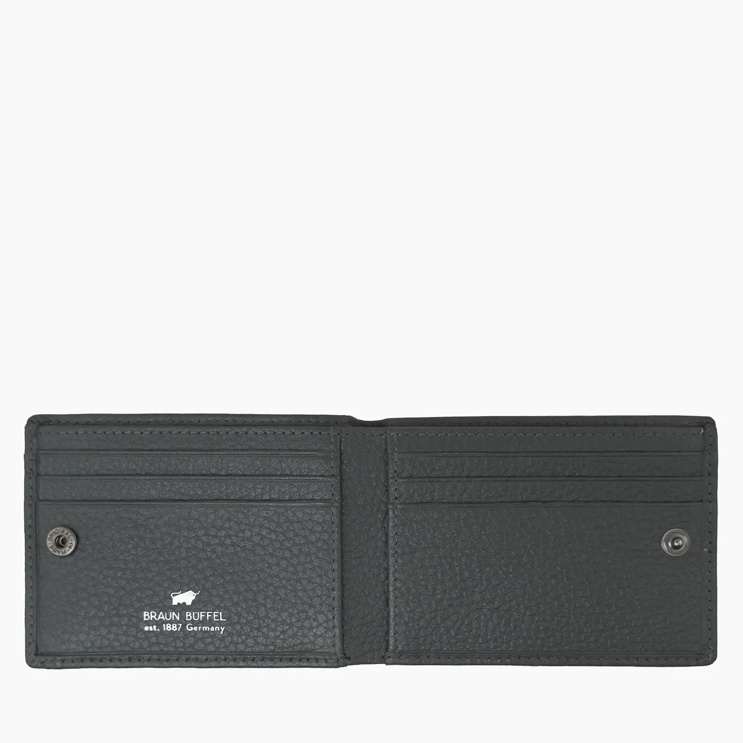 Innenansicht THEO RFID Geldbörse 6CS dark grey