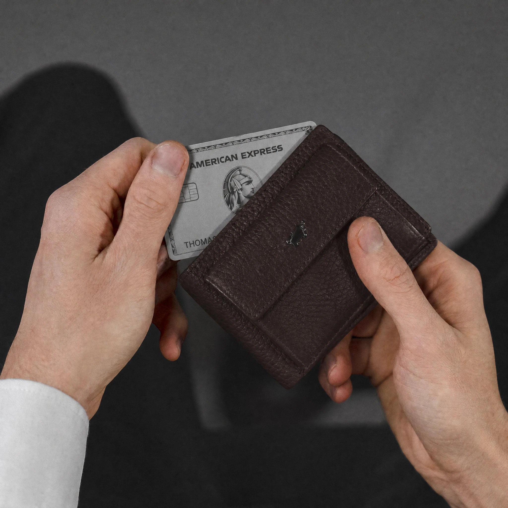 Keyfeature THEO RFID Geldbörse 6CS braun