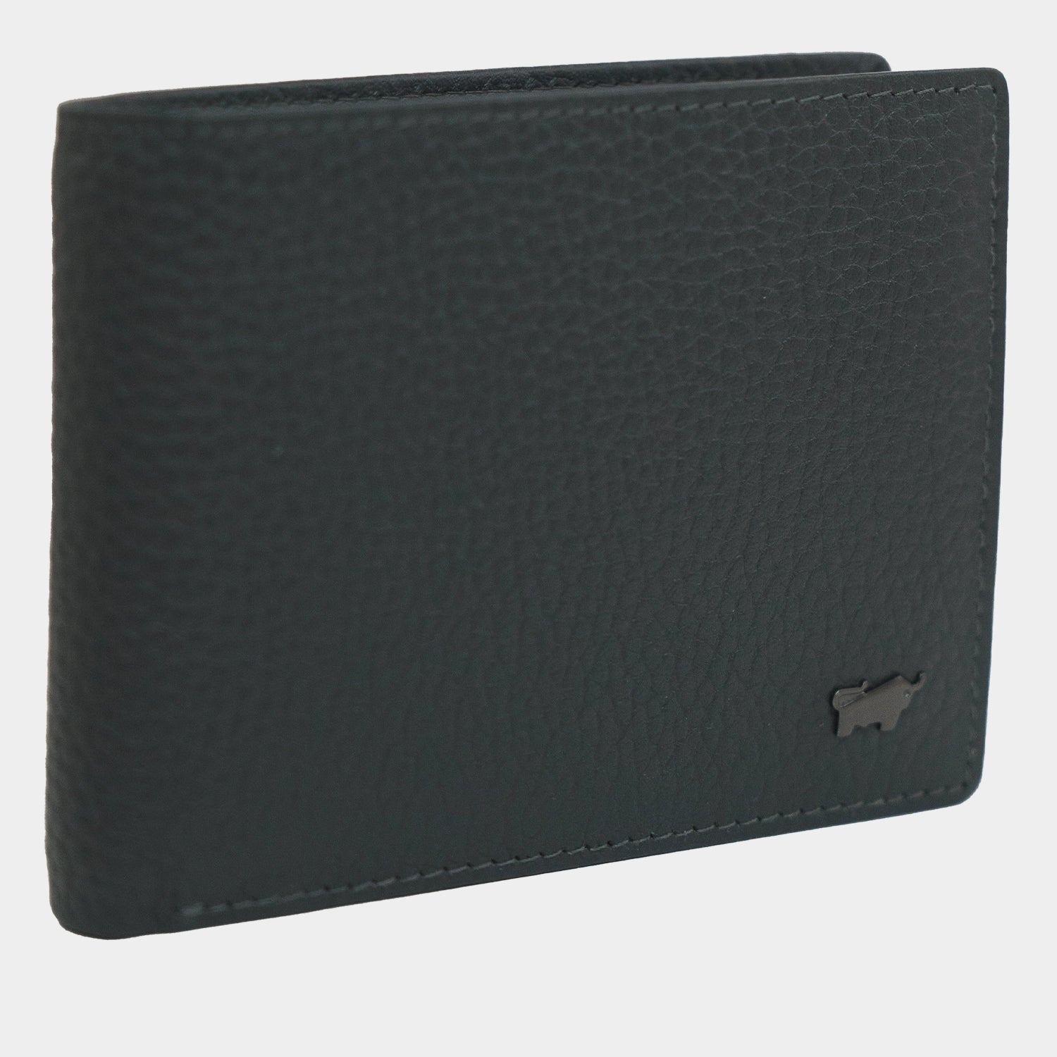 Schrägansicht THEO RFID Geldbörse 8CS dark grey