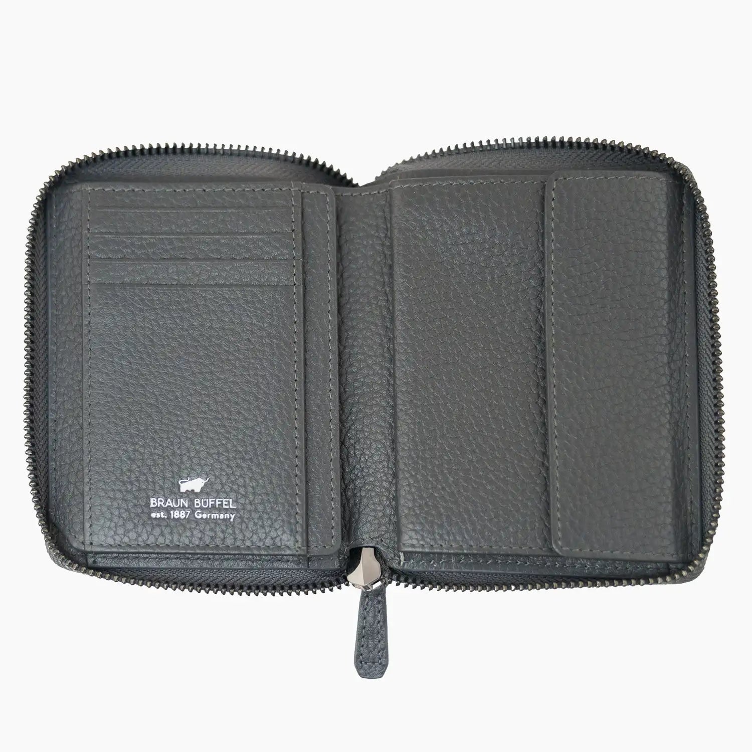 Innenansicht THEO RFID RV-Geldbörse H 8CS dark grey