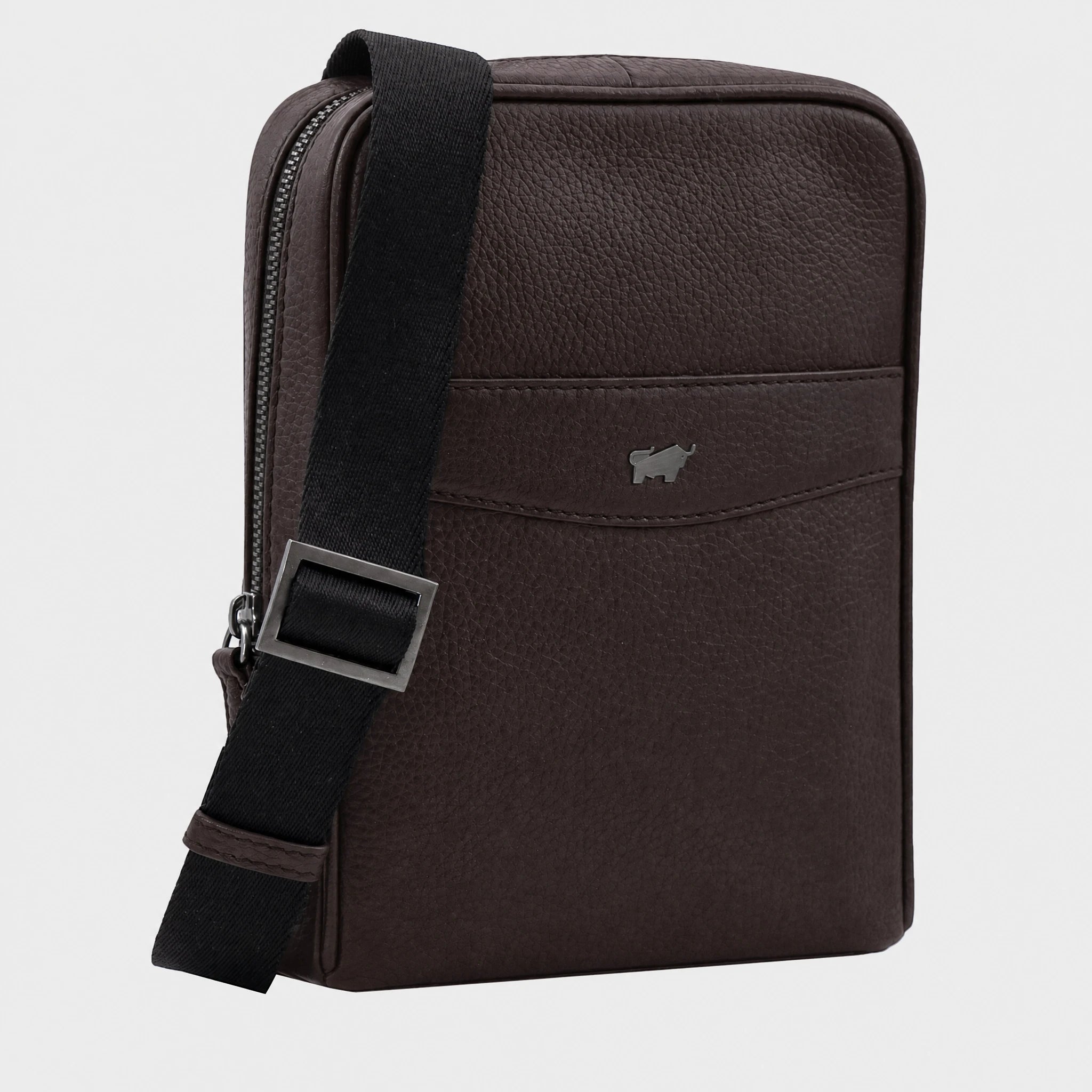 Schrägansicht THEO Cross Body braun