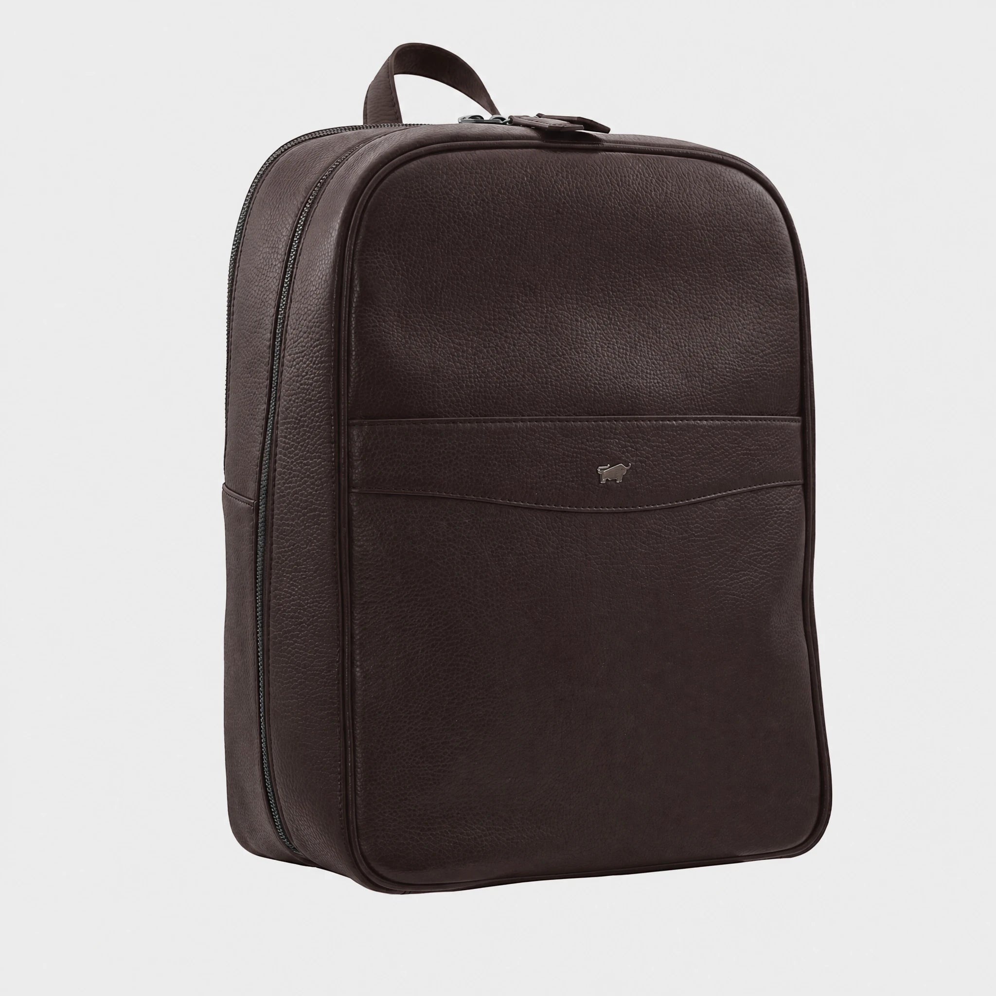 Schrägansicht THEO Rucksack braun