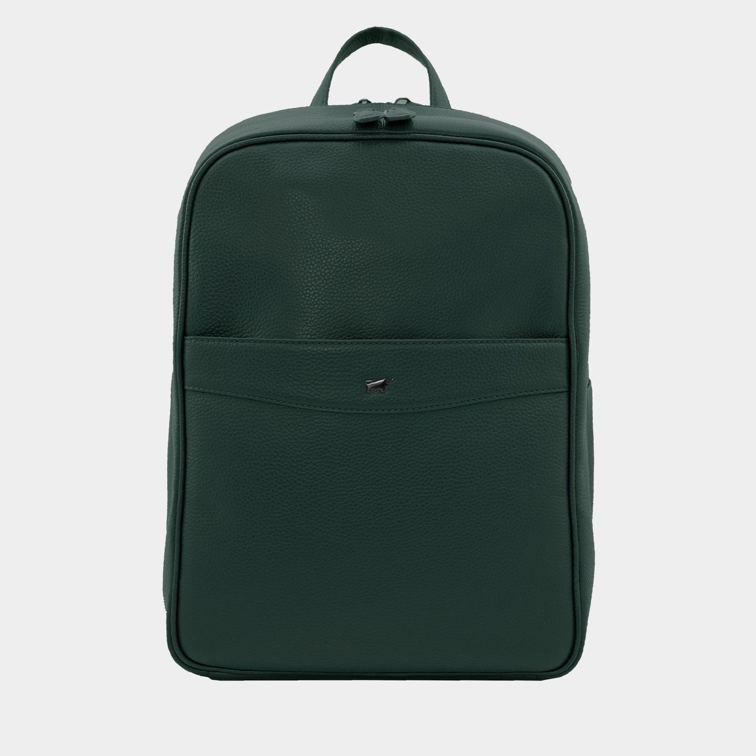 Frontansicht THEO Rucksack deep green