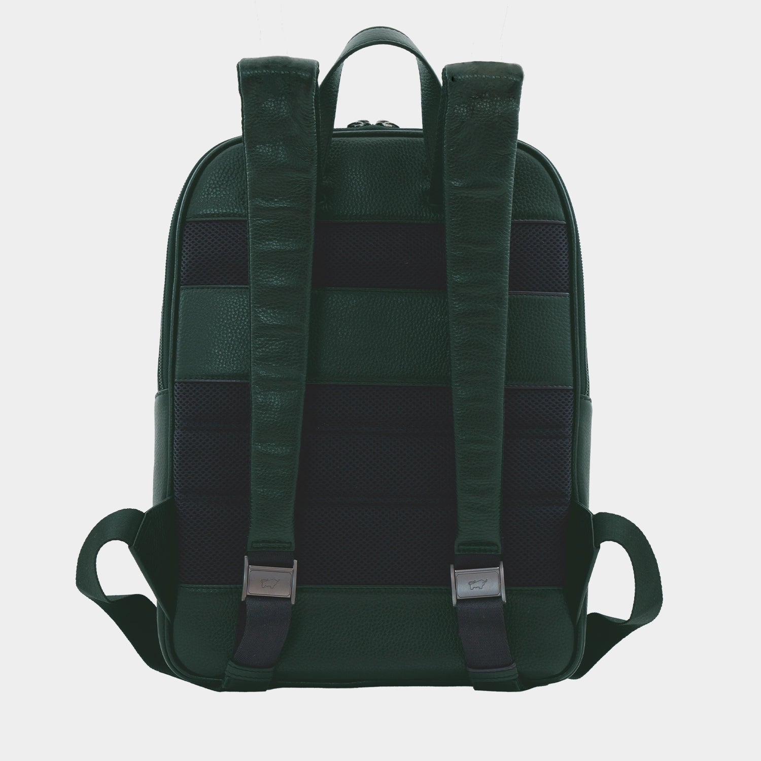 Rückansicht THEO Rucksack deep green