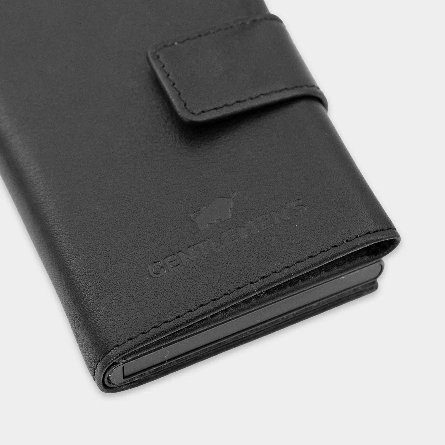 Slim Wallet Braun Büffel x Gentlemens mit Reßverschluss