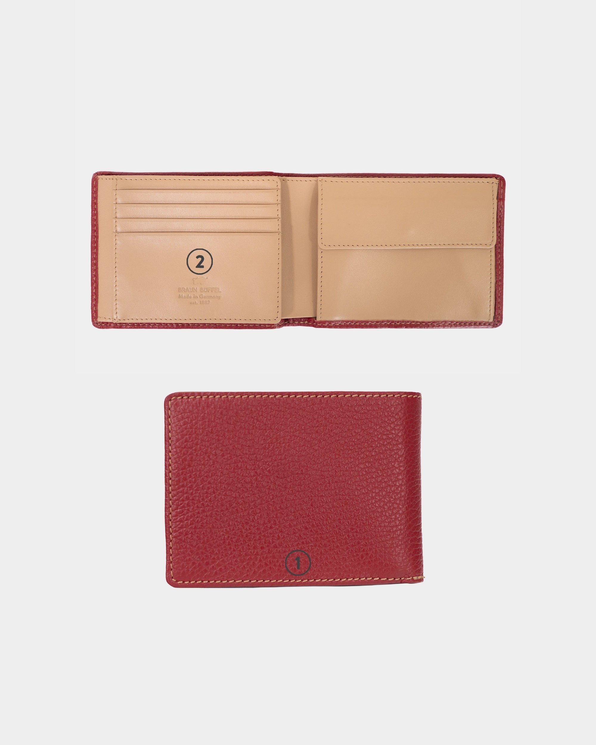  TONI Geldbörse 8CS rot