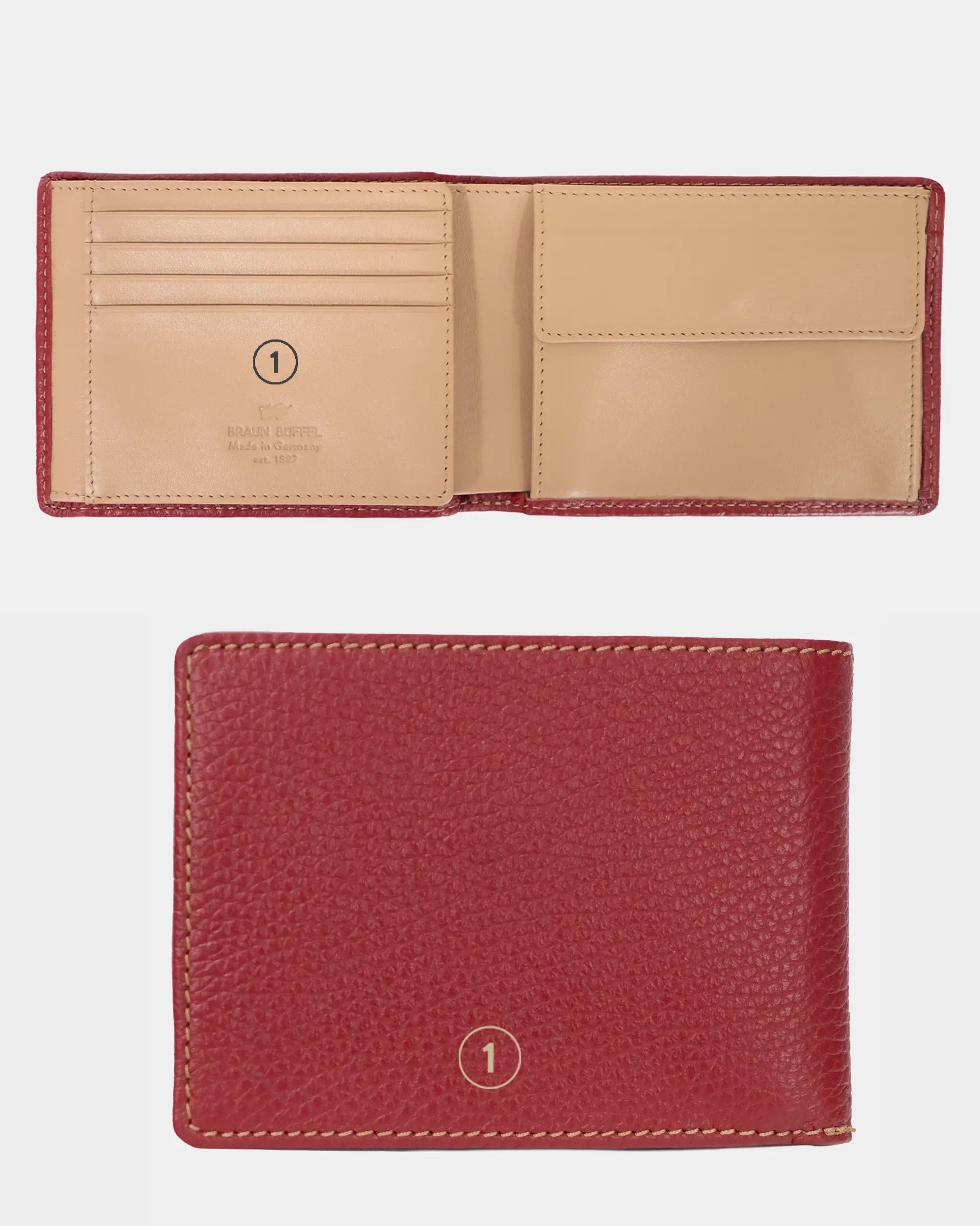 TONI Geldbörse 8CS rot