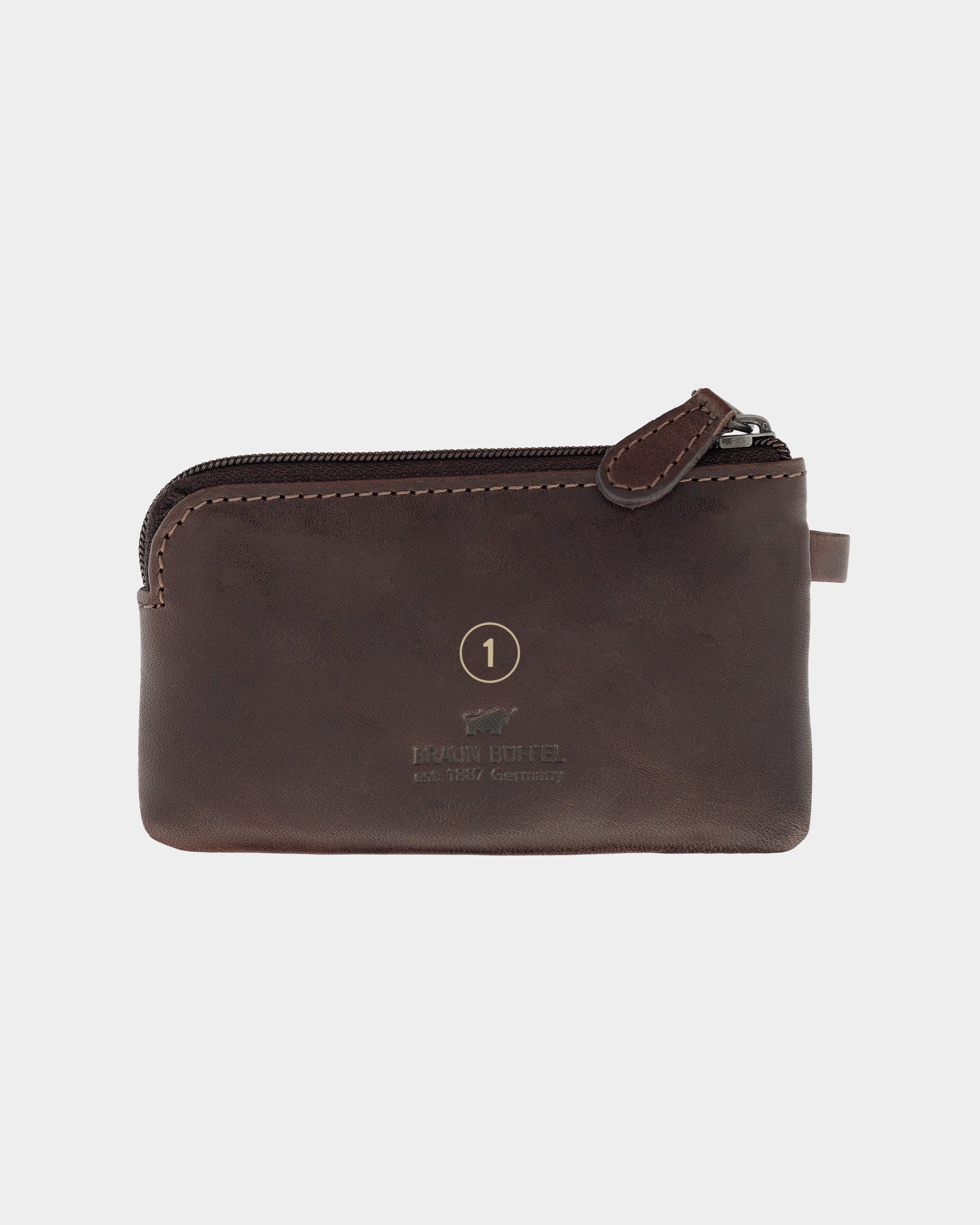 Personalisierungsbild AREZZO Schlüsseletui braun