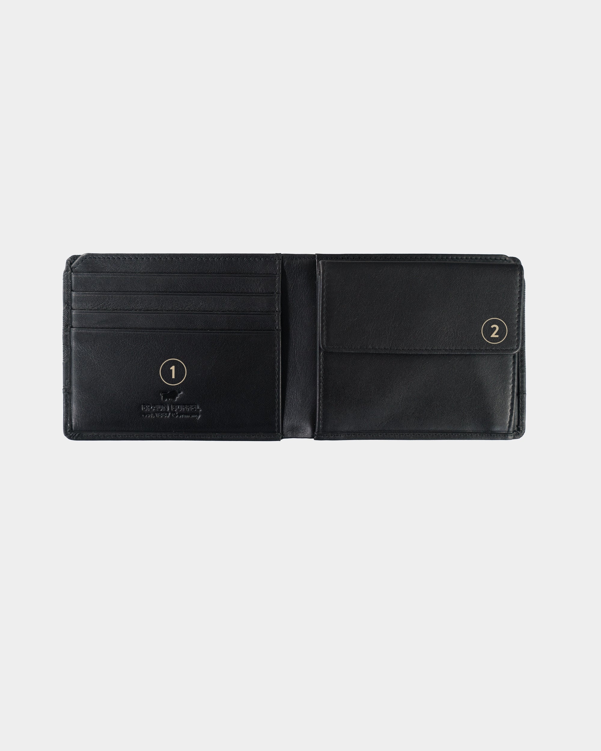 LEON RFID wallet 4+3CS black
