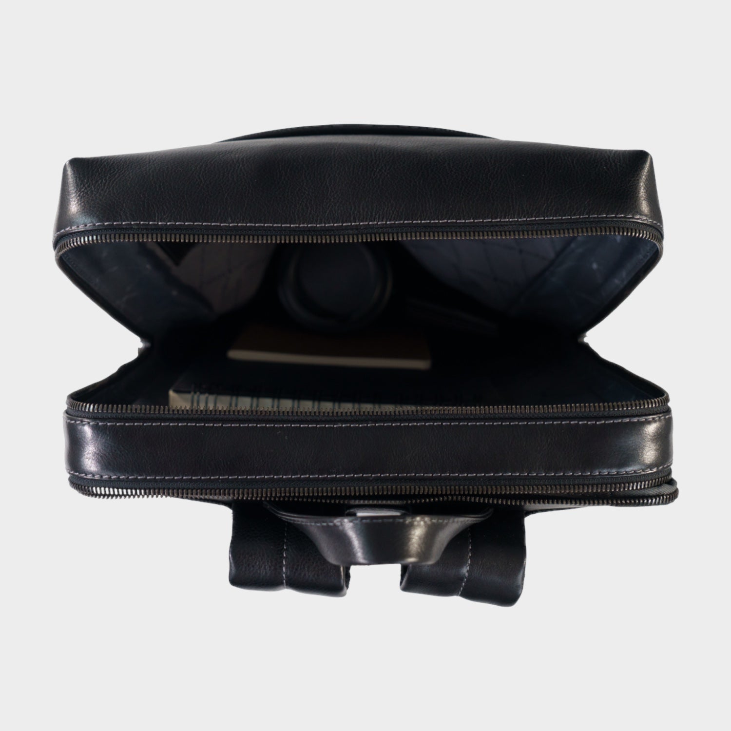 Innenansicht AREZZO Rucksack schwarz
