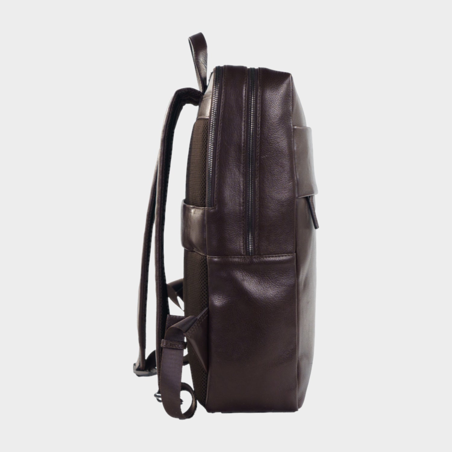 Seitenansicht AREZZO Rucksack braun