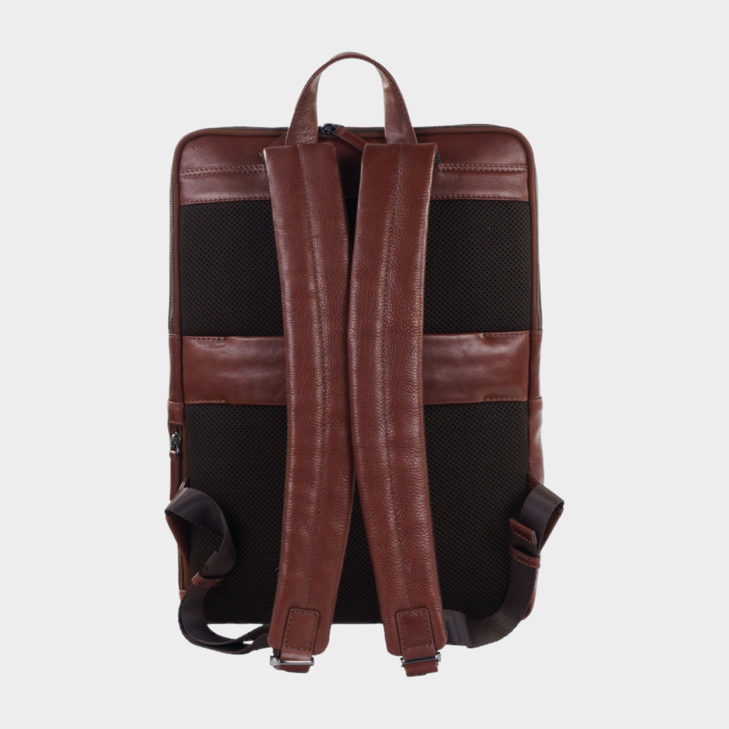 Rückansicht AREZZO Rucksack tabak