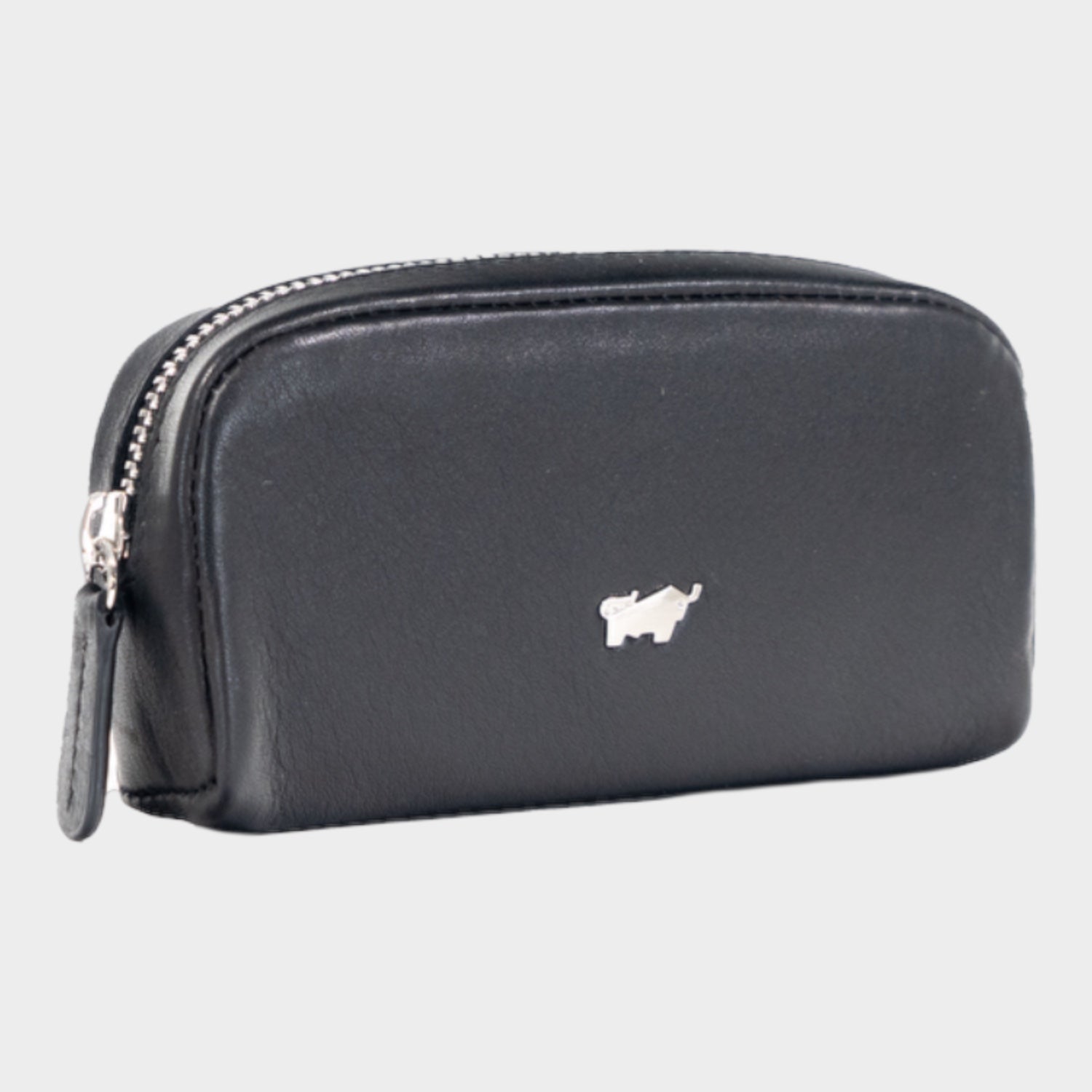 Schrägansicht GOLF Schlüsseletui M Zip schwarz