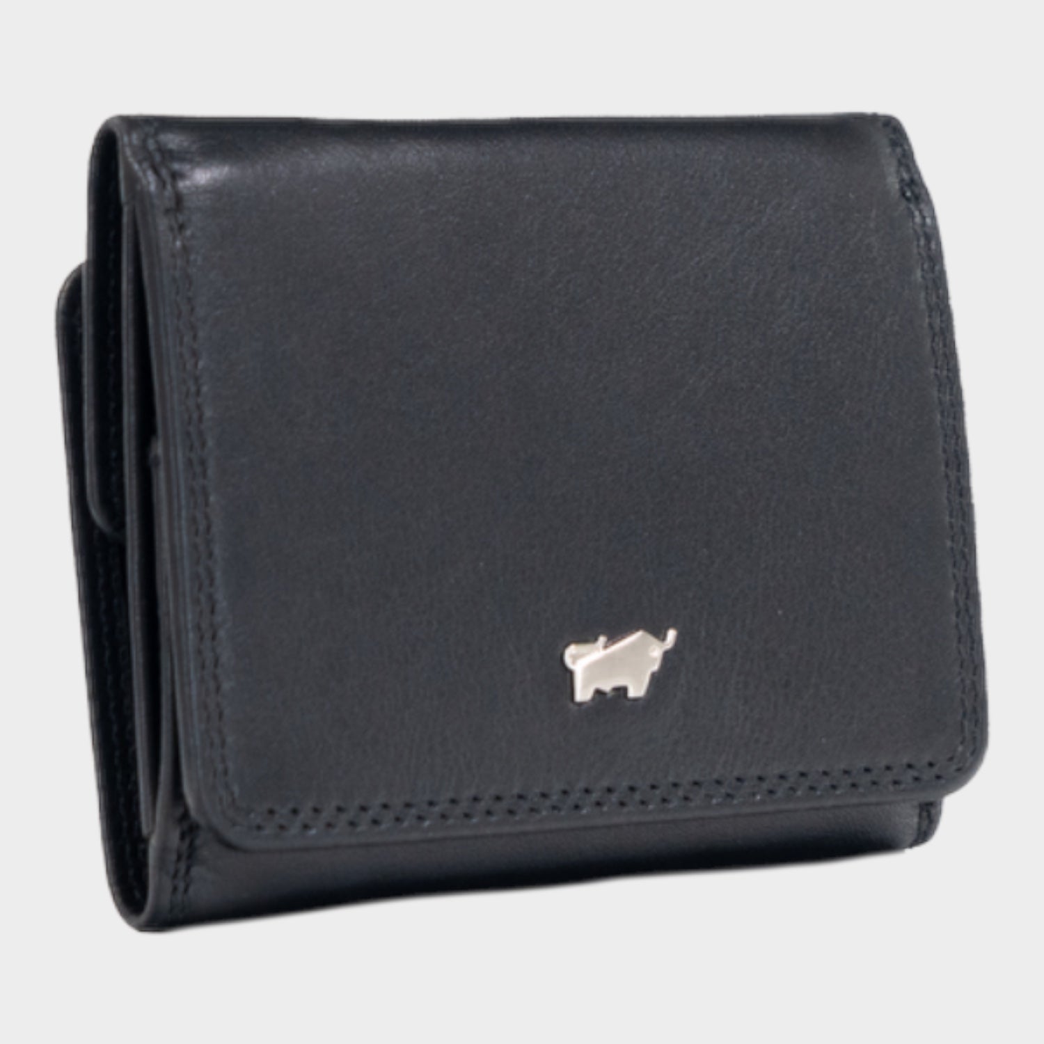 Schrägansicht GOLF RFID Geldbörse 2CS schwarz