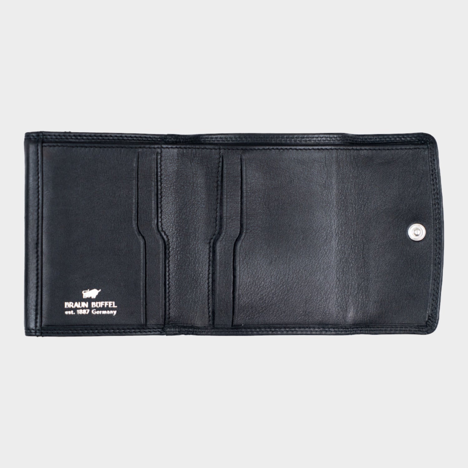 Innenansicht GOLF RFID Überschlags-Geldbörse S 4CS schwarz