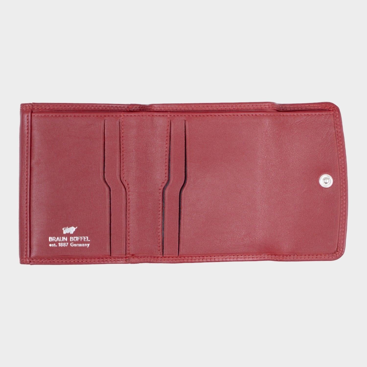 Innenansicht GOLF RFID Überschlags-Geldbörse S 4CS rot