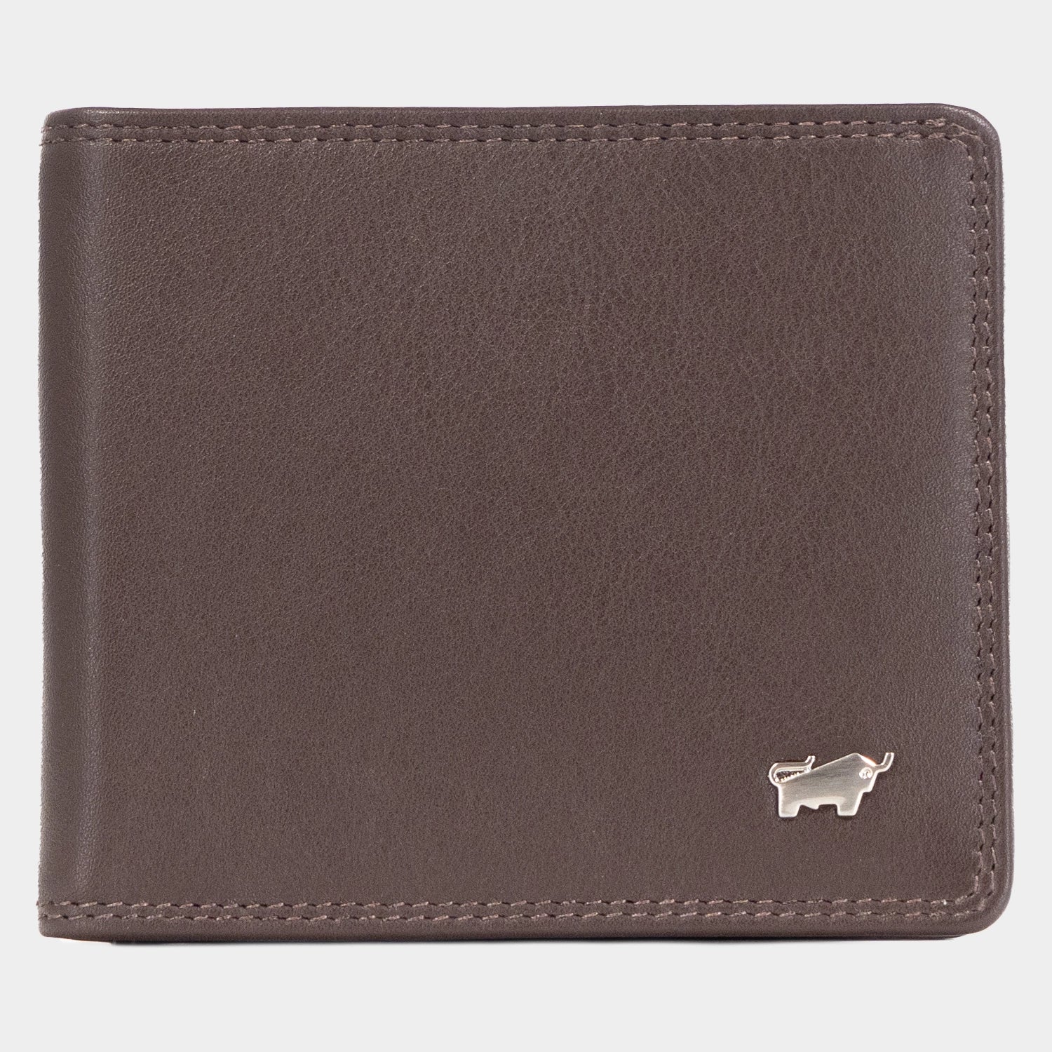 Frontansicht GOLF RFID Dollarclip 8CS braun