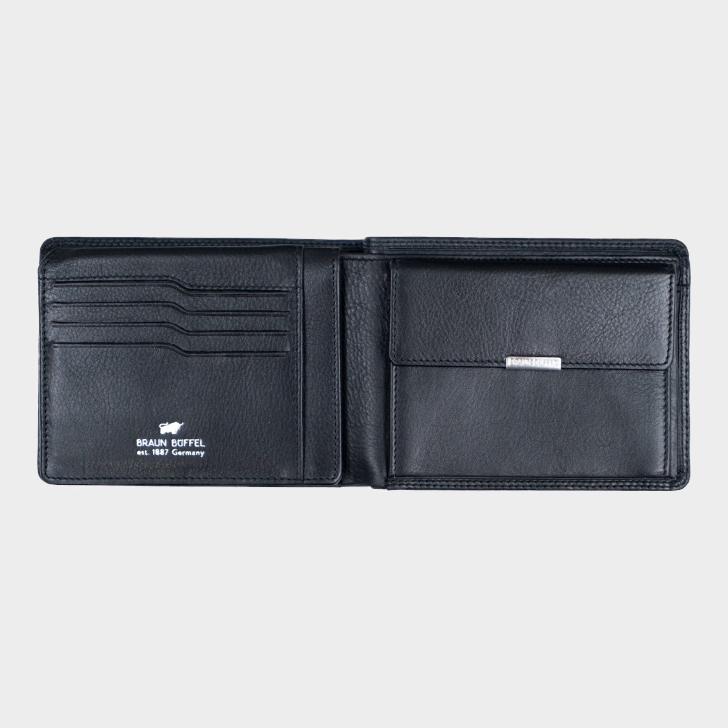 Innenansicht GOLF RFID Geldbörse 11CS schwarz