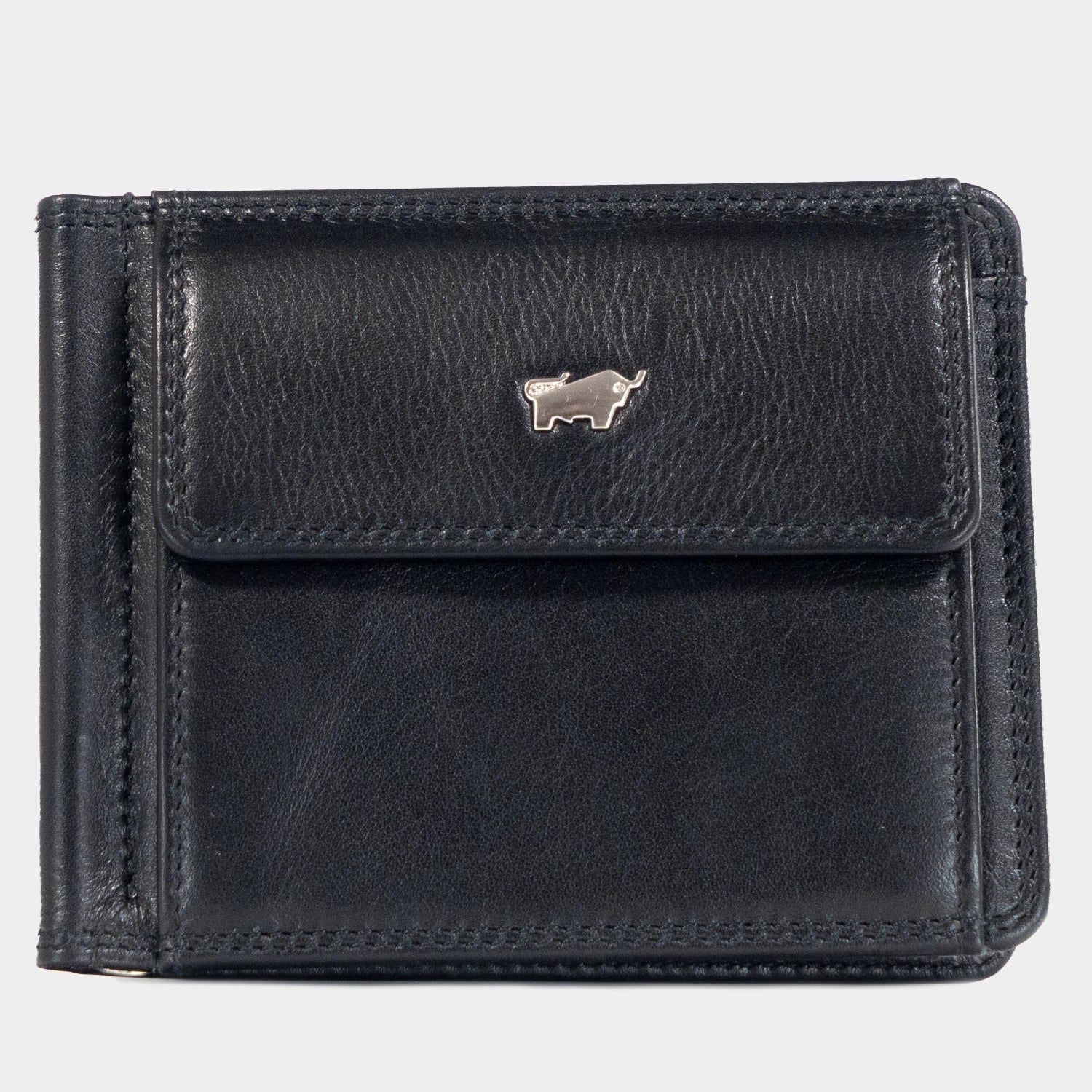 Frontansicht GOLF RFID Dollarclip 6CS schwarz