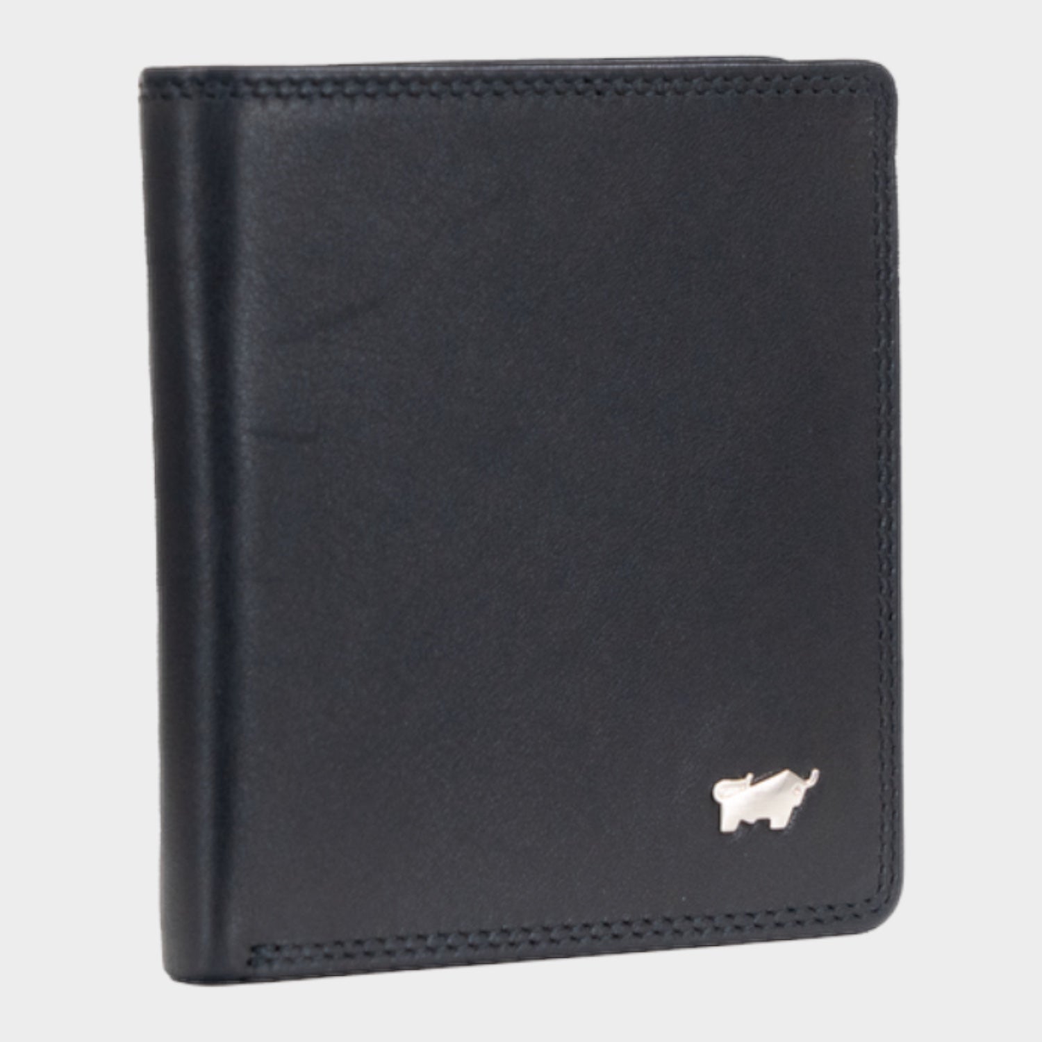 Schrägansicht GOLF RFID Geldbörse Carré 6CS schwarz