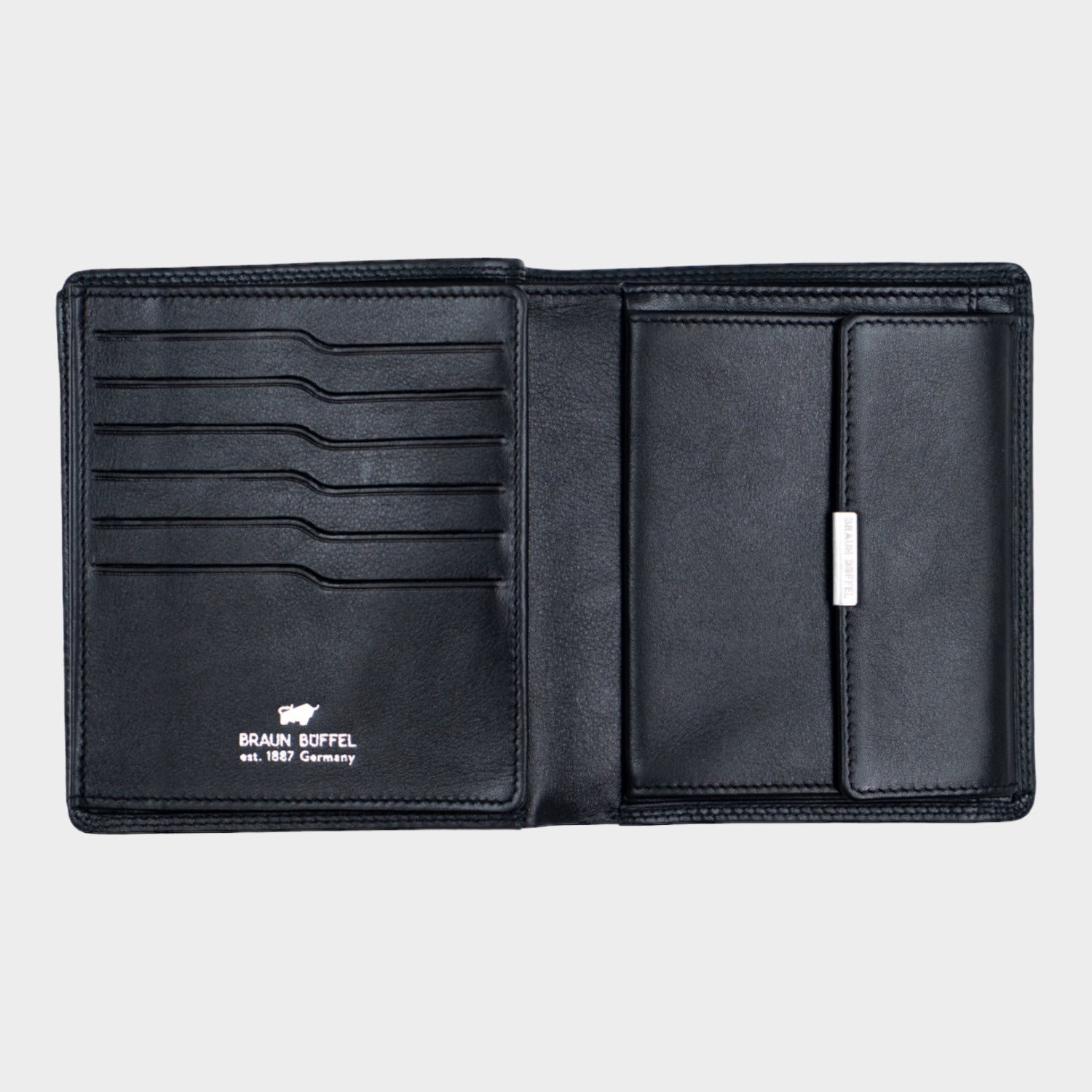 Innenansicht GOLF RFID Geldbörse H 12CS schwarz