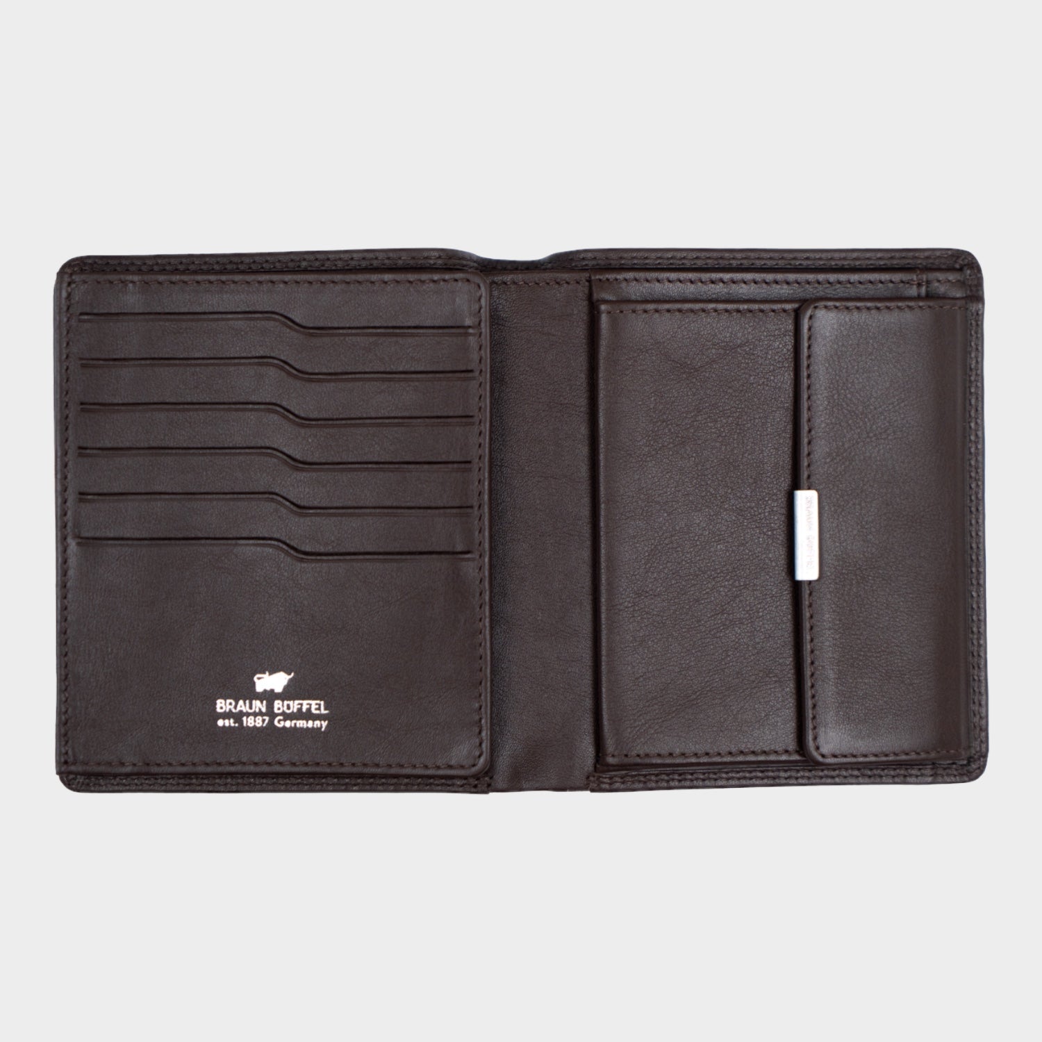 Innenansicht GOLF RFID Geldbörse H 12CS braun