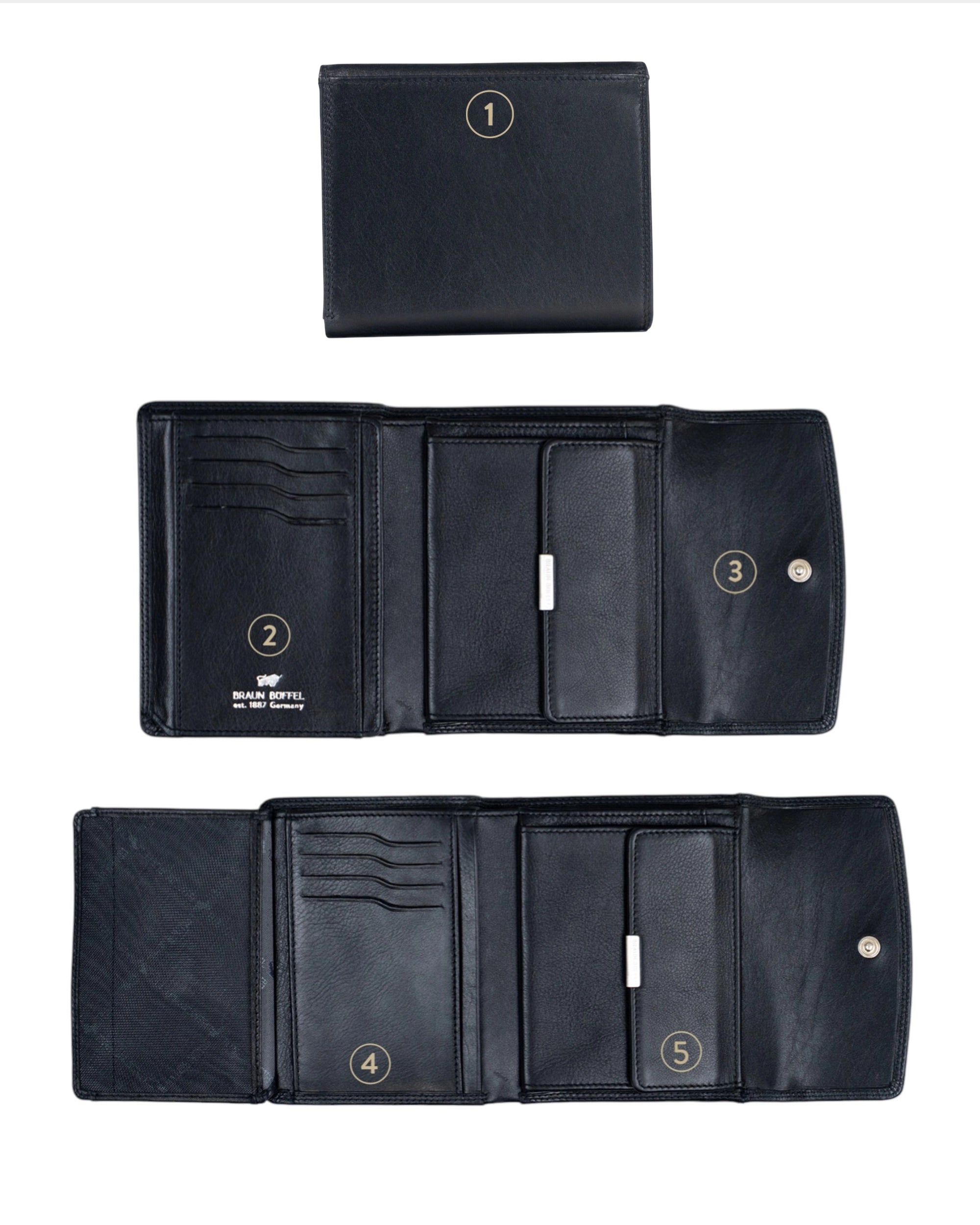 Personalisierungsbild GOLF RFID Geldbörse M 8CS schwarz