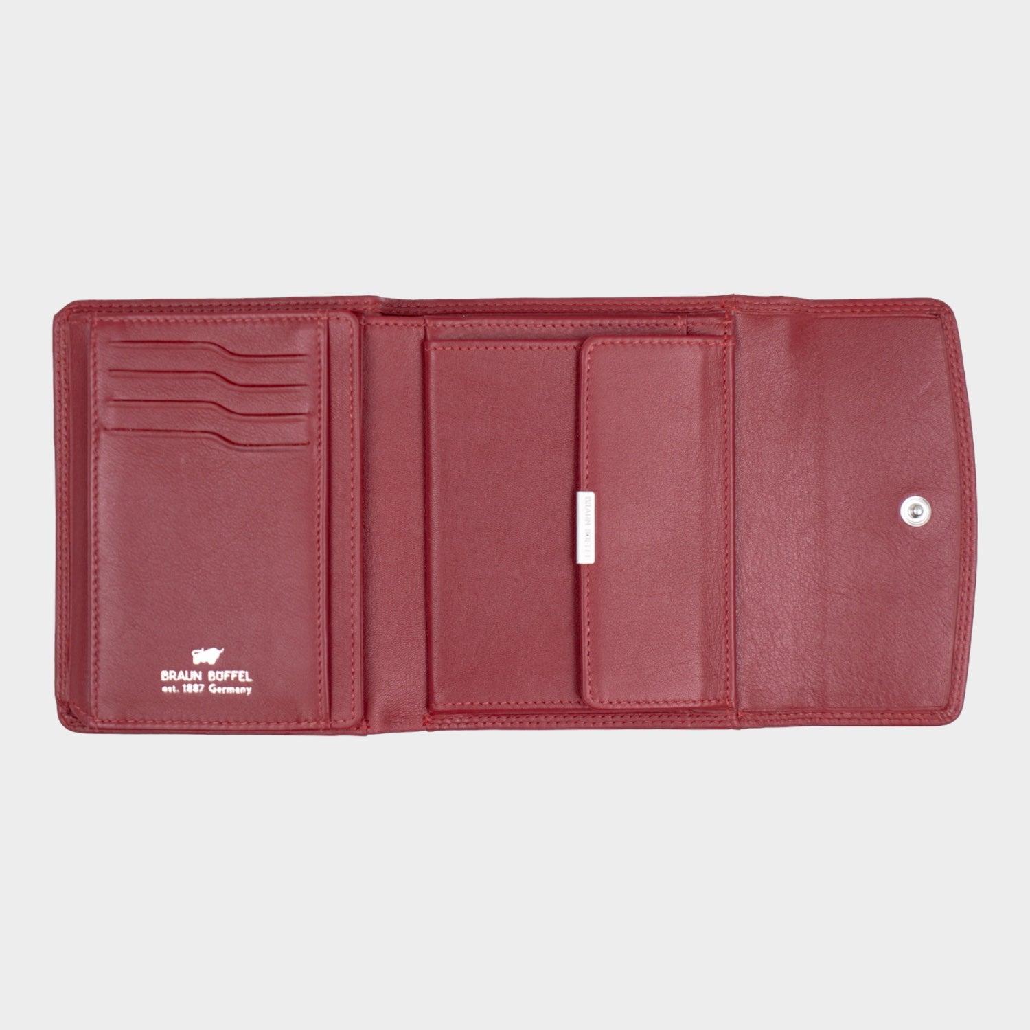 Innenansicht GOLF RFID Geldbörse M 8CS rot