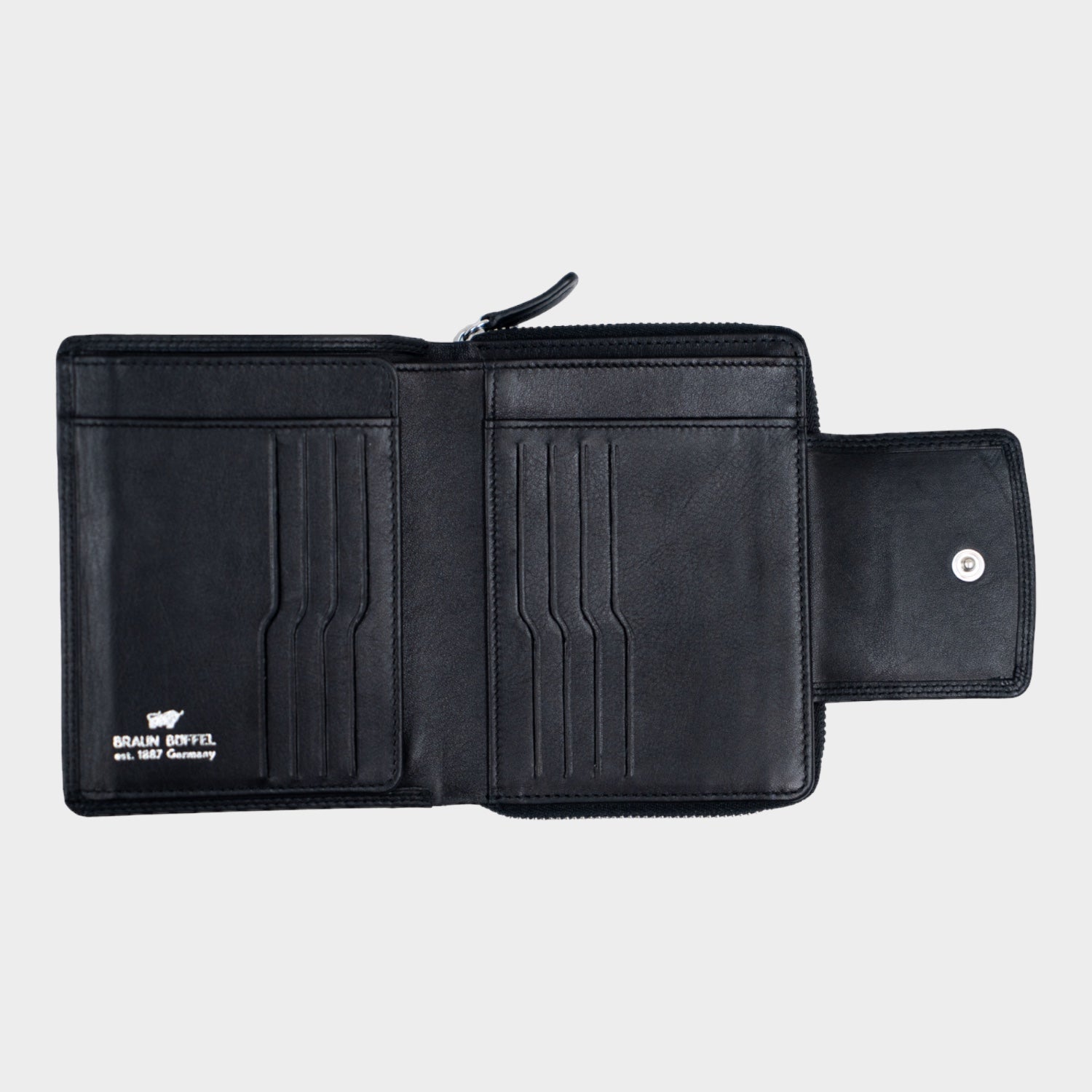 Innenansicht GOLF RFID RV-Geldbörse M 12CS schwarz