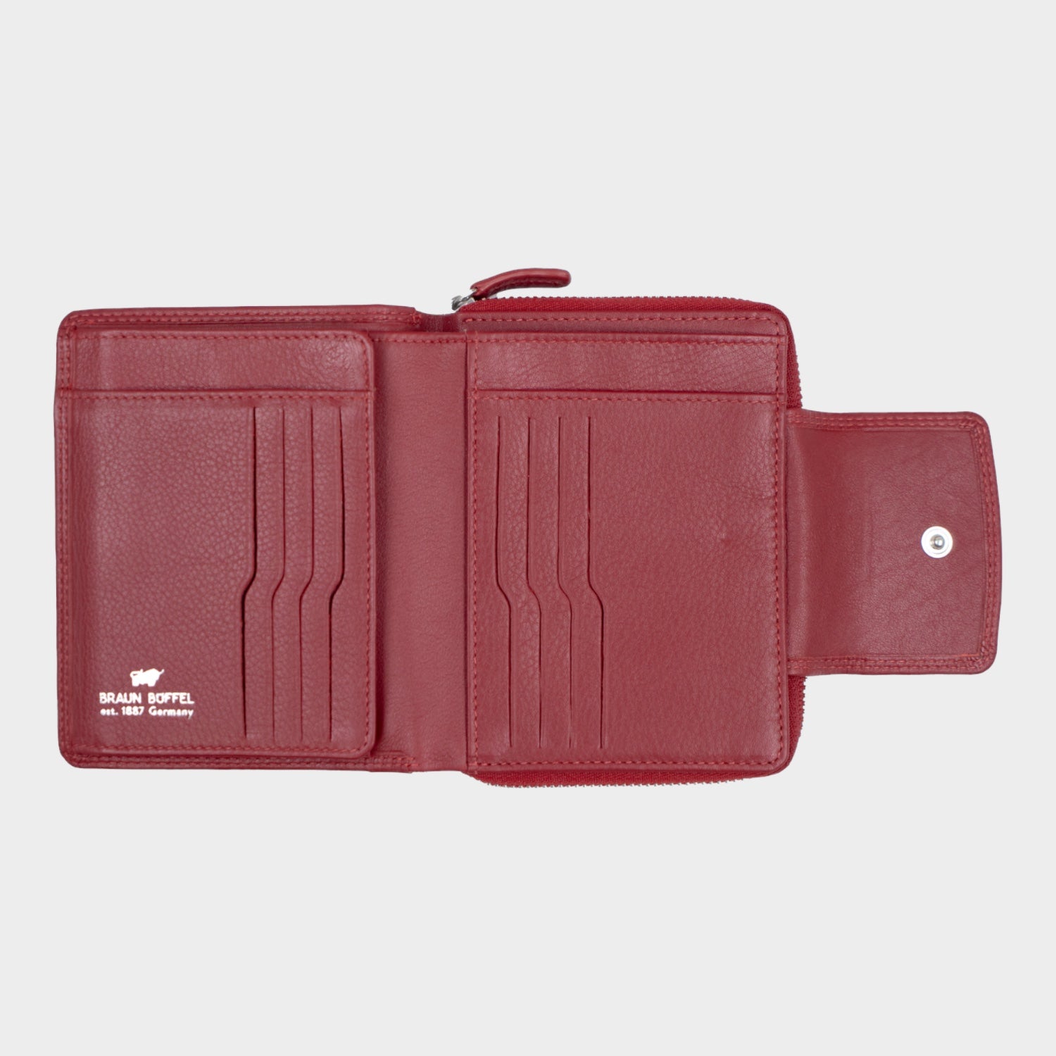 Innenansicht GOLF RFID RV-Geldbörse M 12CS rot