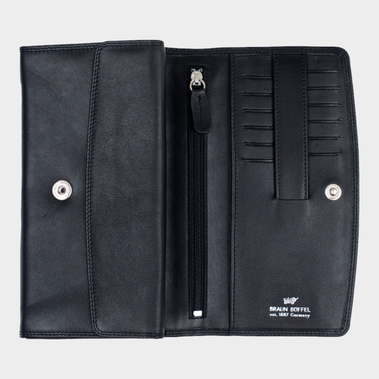 Innenansicht GOLF RFID Geldbörse L 9CS schwarz