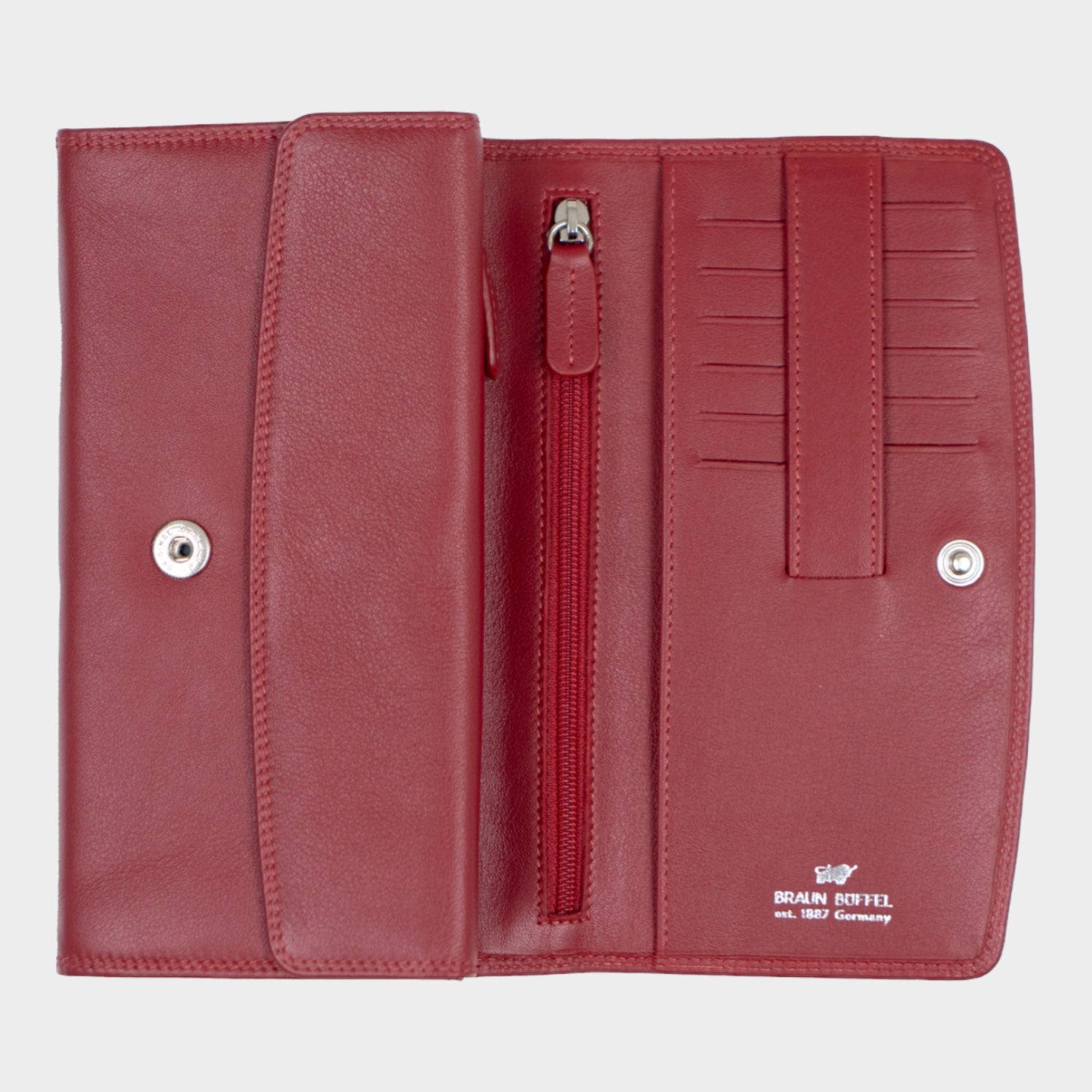 Innenansicht GOLF RFID Geldbörse L 9CS rot