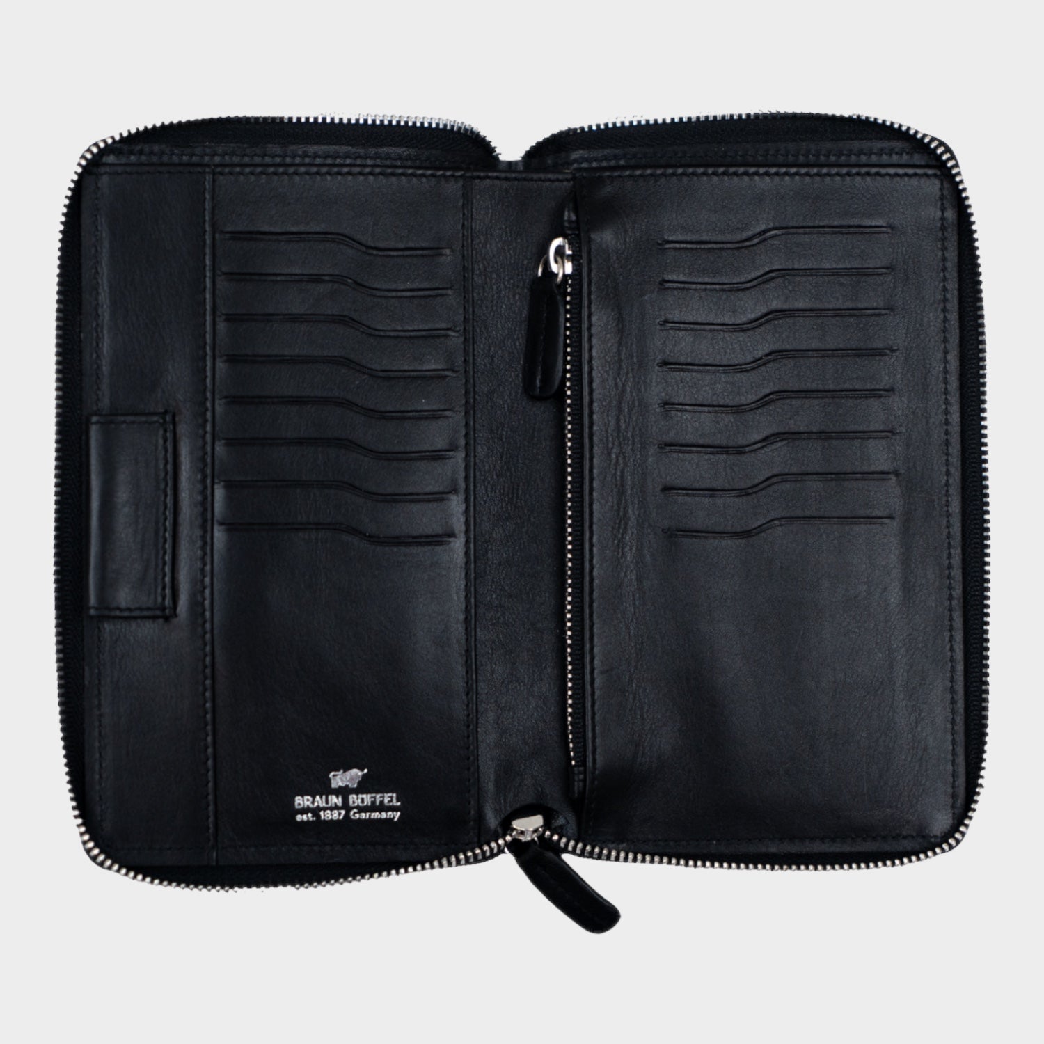 Innenansicht GOLF RFID Brieftasche 16CS schwarz