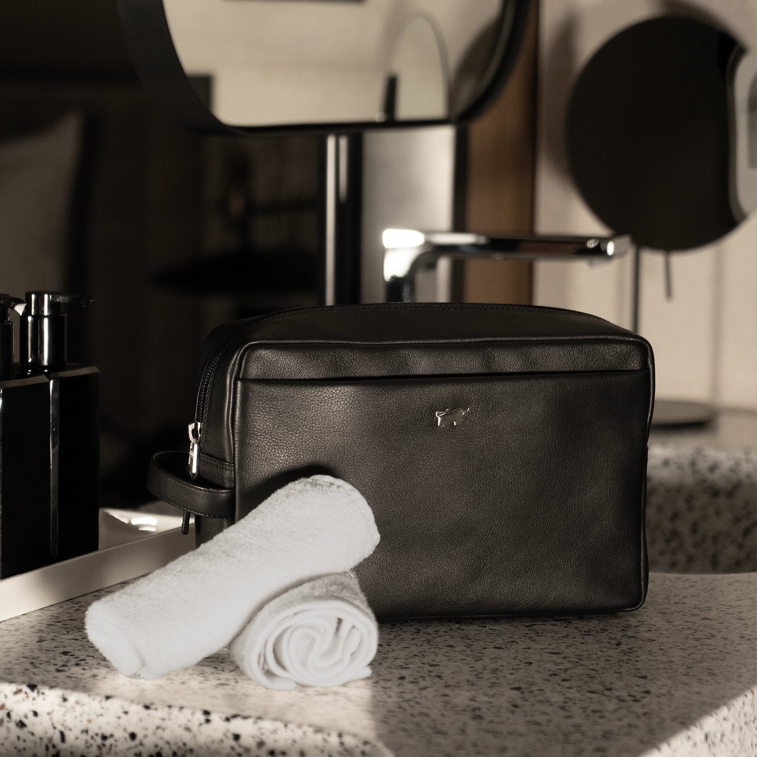 Keyfeature GOLF Kulturtasche schwarz