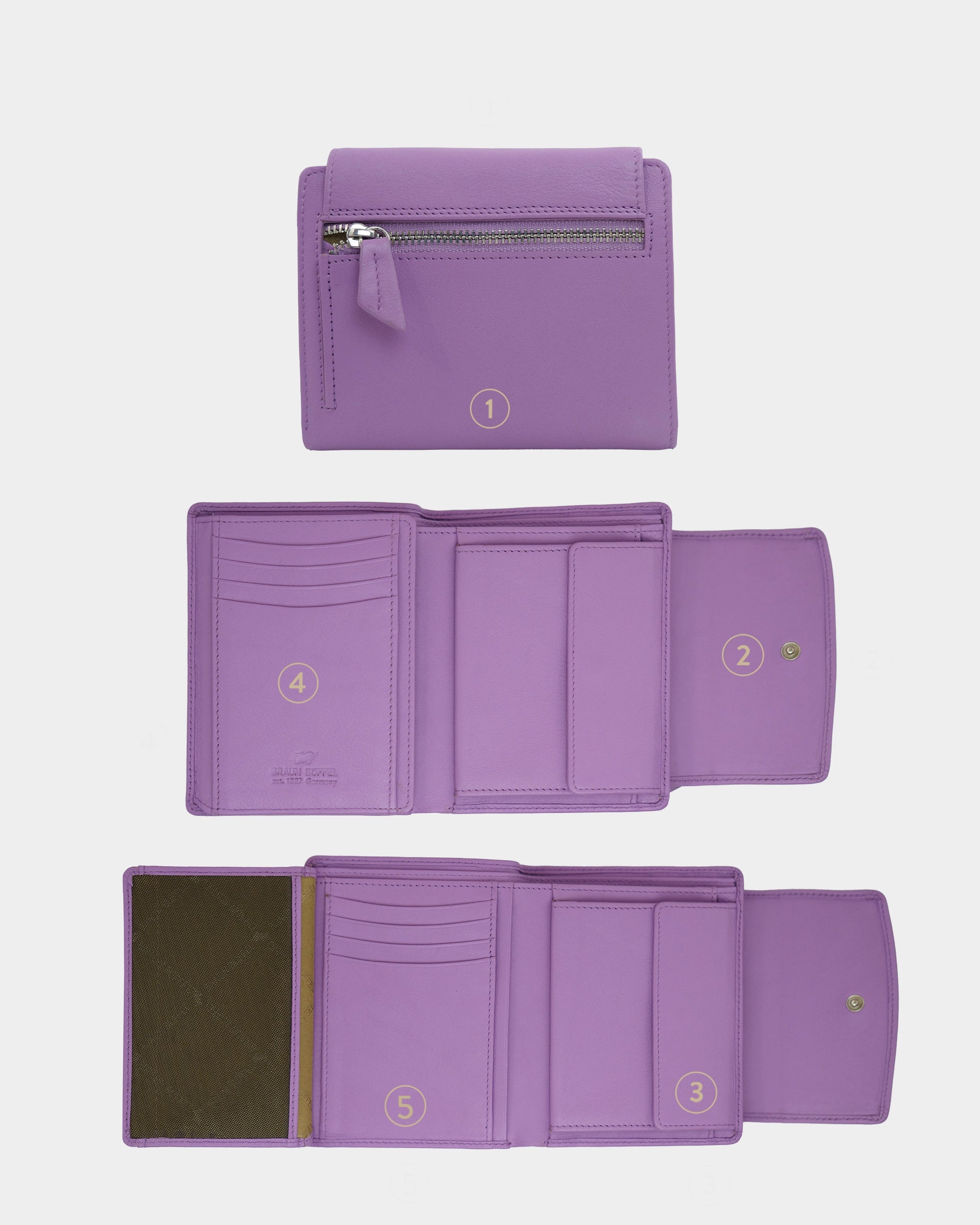 Personalisierungsbild JOY RFID Geldbörse M 8CS amethyst