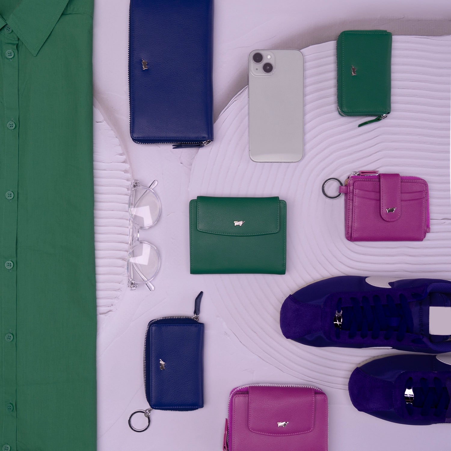 JOY RFID RV-Geldbörse 18CS indigo violet