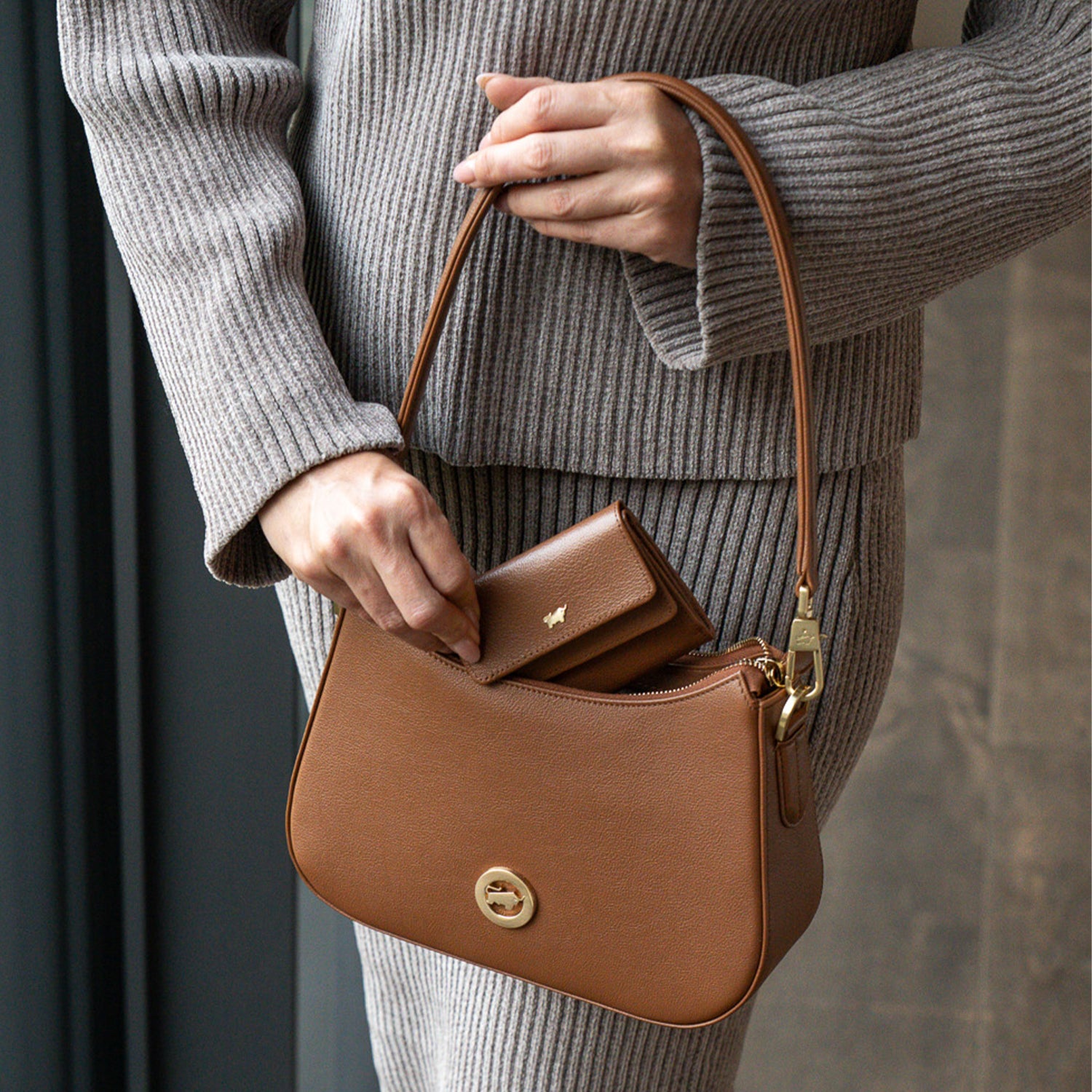 KAROLINE Mini Bag saddle