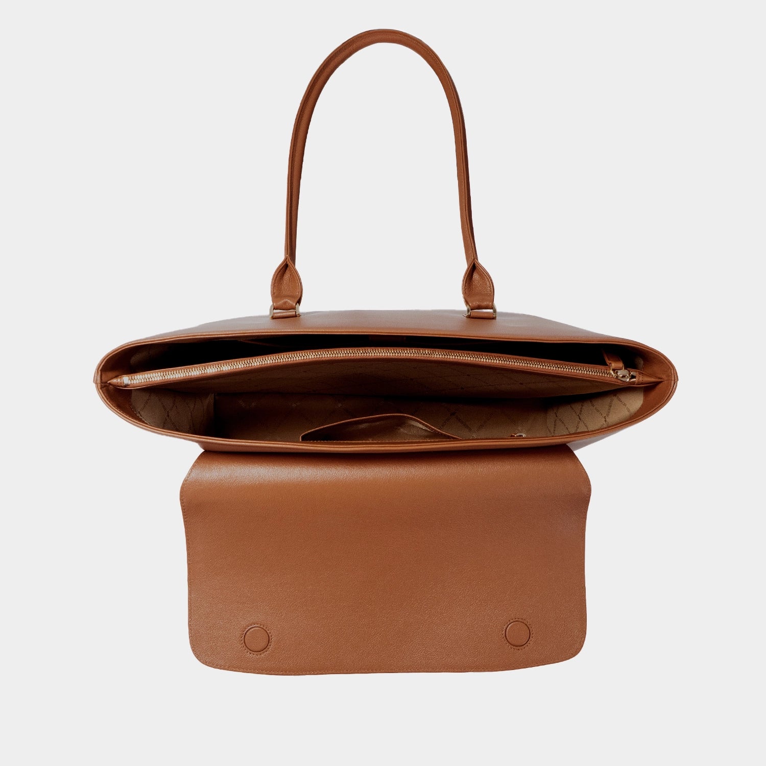 KAROLINE ICONIC Tote Large saddle