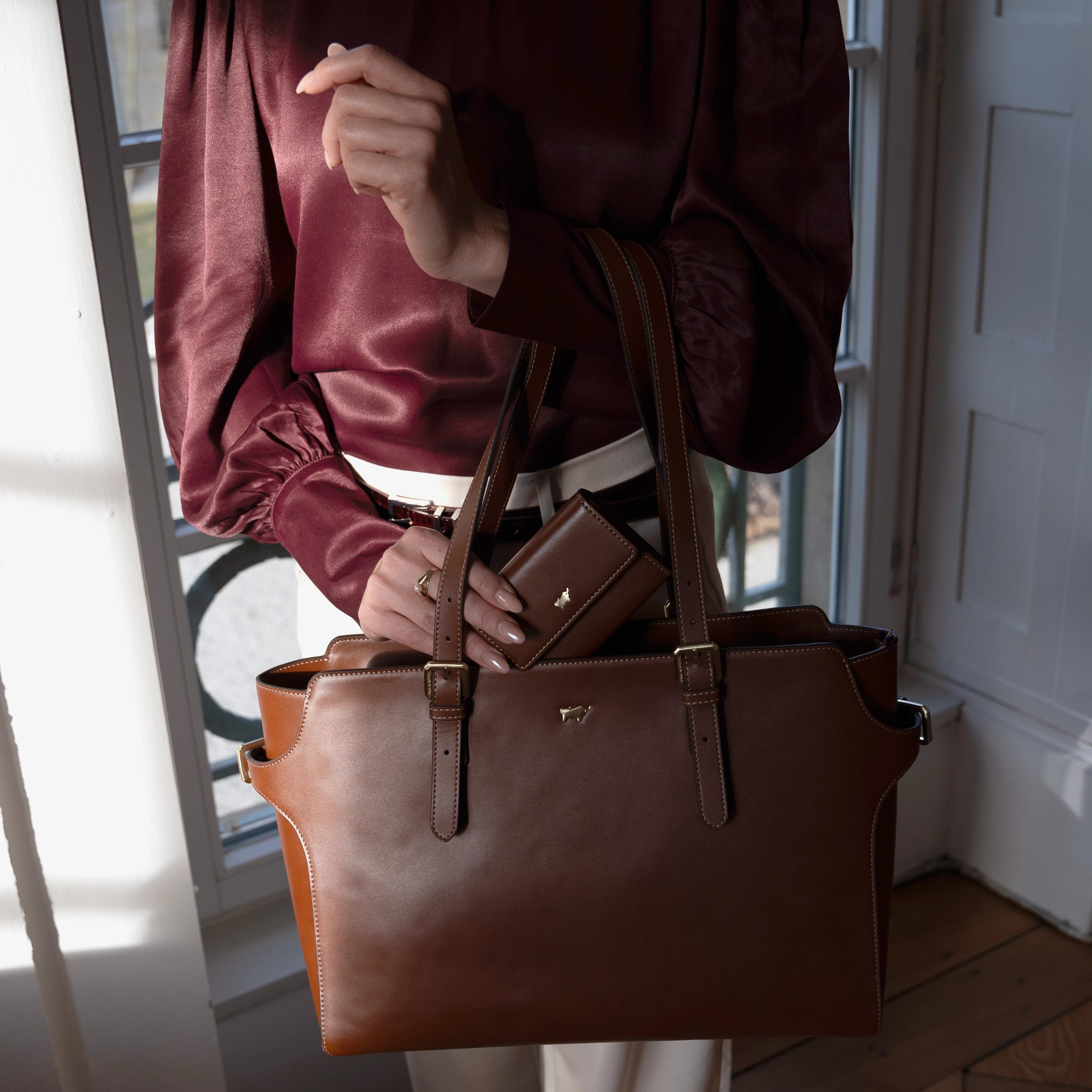 ALICE Geldbörse M 15CS cognac