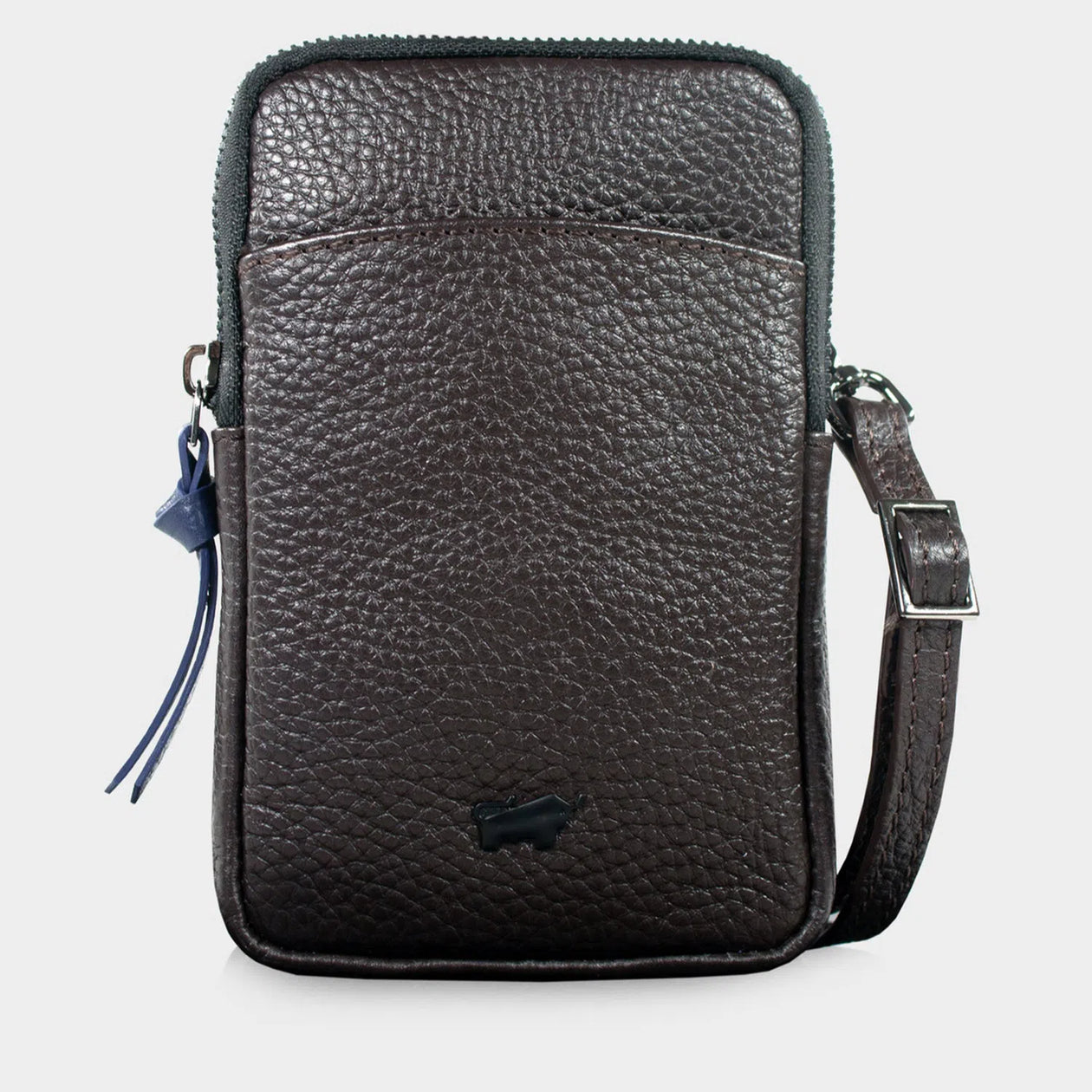 Frontansicht NOVARA Phone Pouch braun 