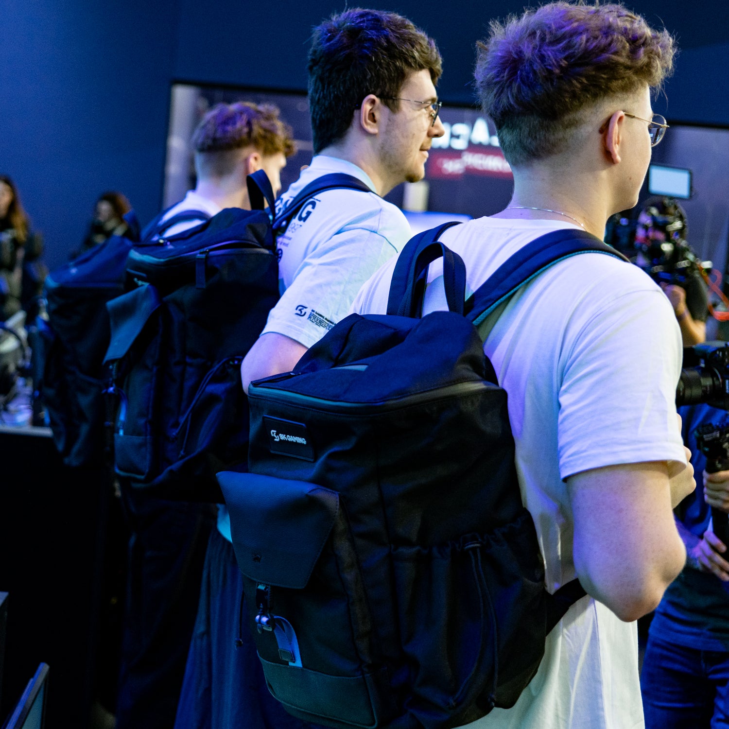 Spieler von SK Gaming tragen den SK Gaming Rucksack Limited Item