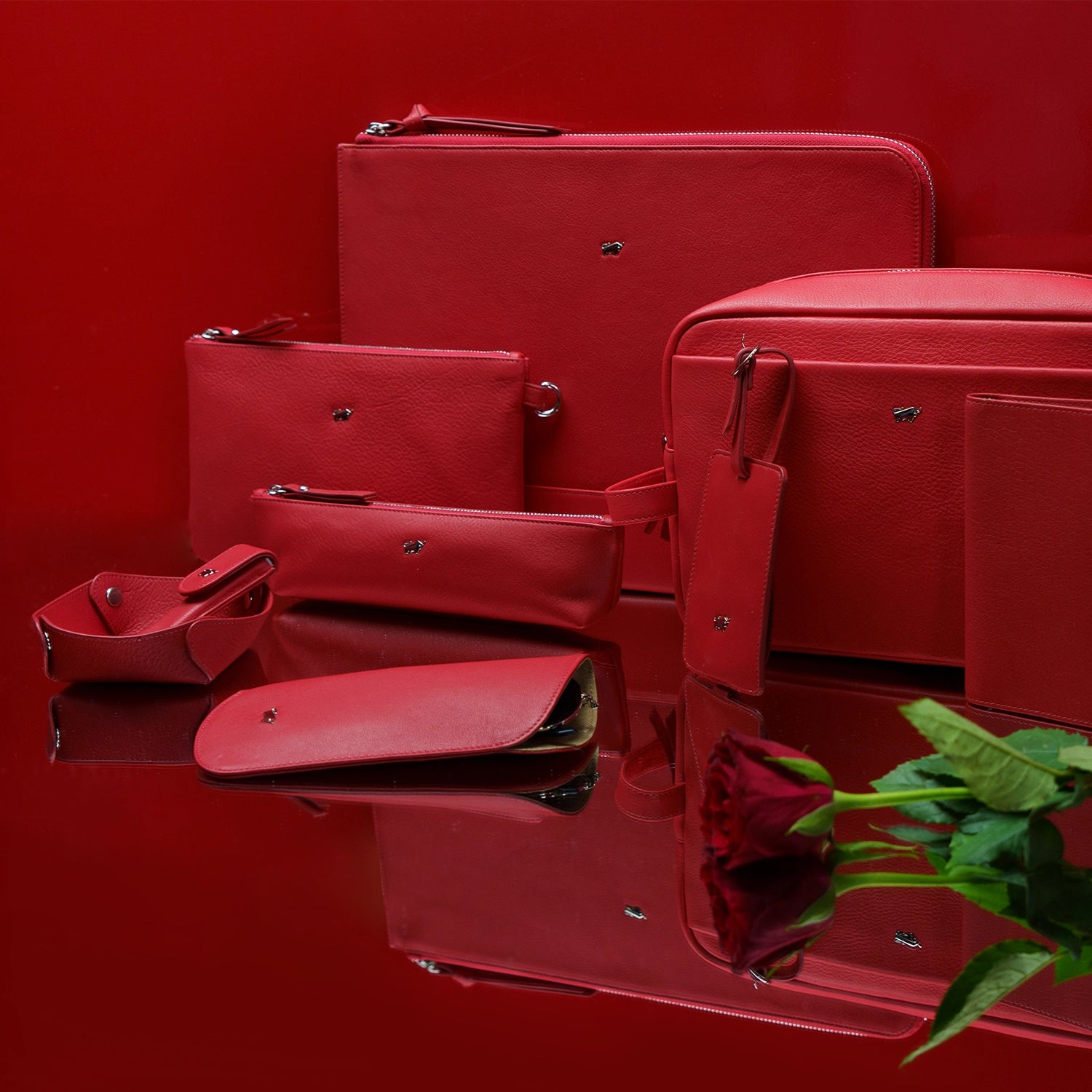 Taschen Entleerer rot