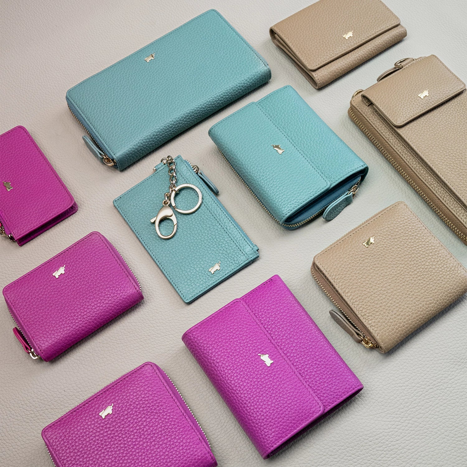 Keyfeature ASTI RV-Geldbörse mit Handyfach 18CS green mistle