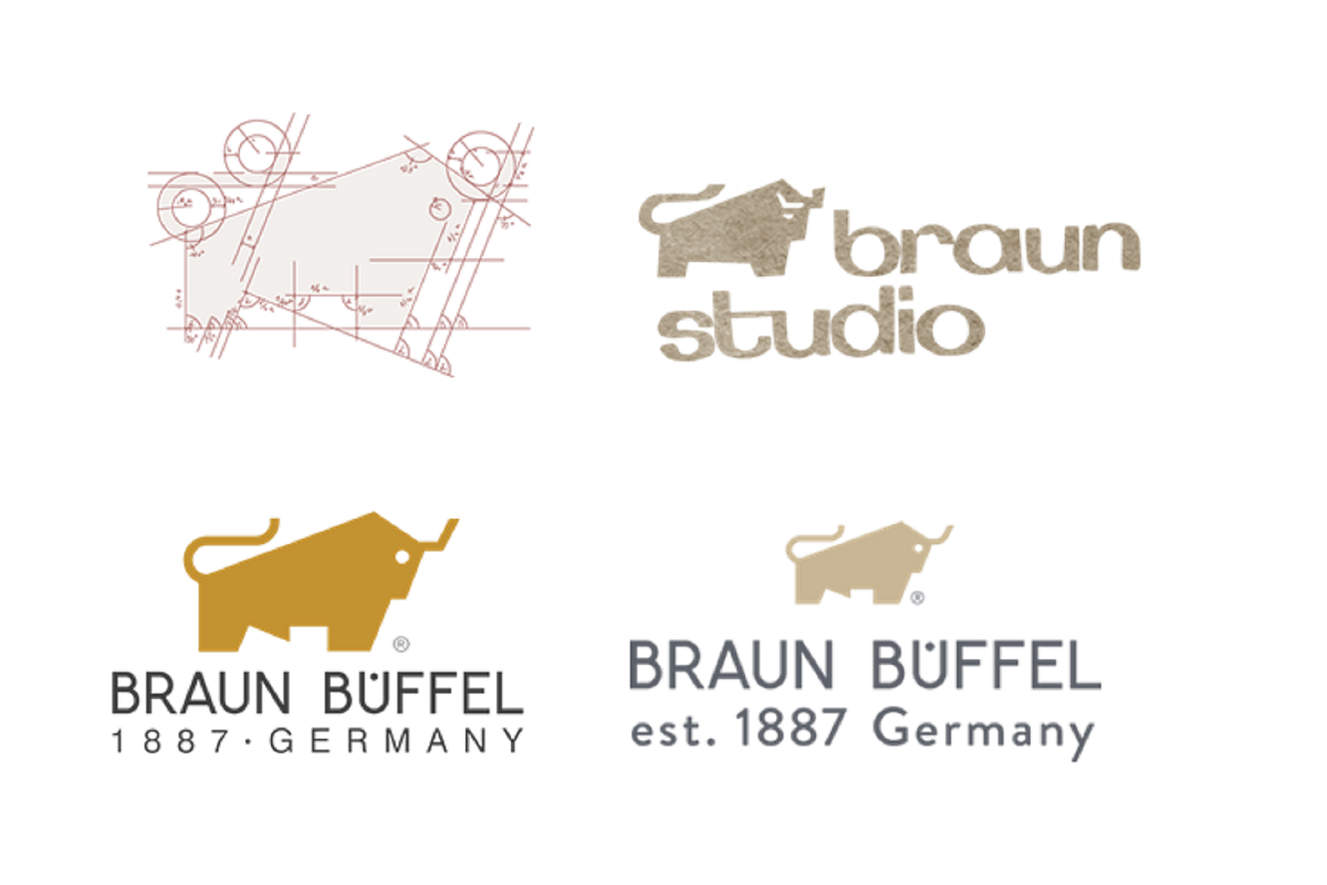 BRAUN BÜFFEL Logo Entwicklung