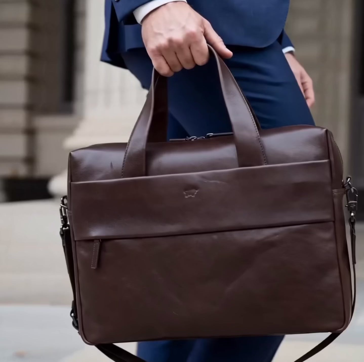 AREZZO business bag tobacco | BRAUN BÜFFEL